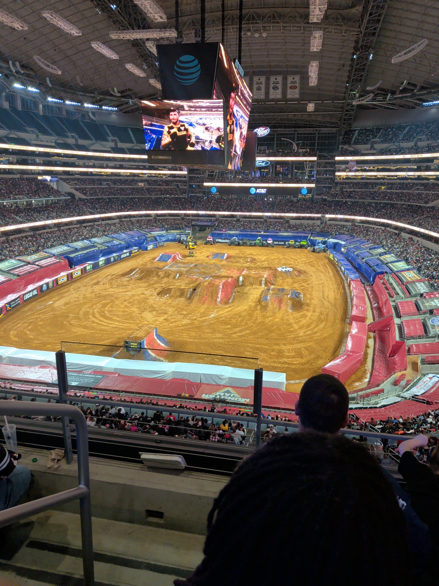 Real Fan View taken from Section 321 at AT&T Stadium by Jose C