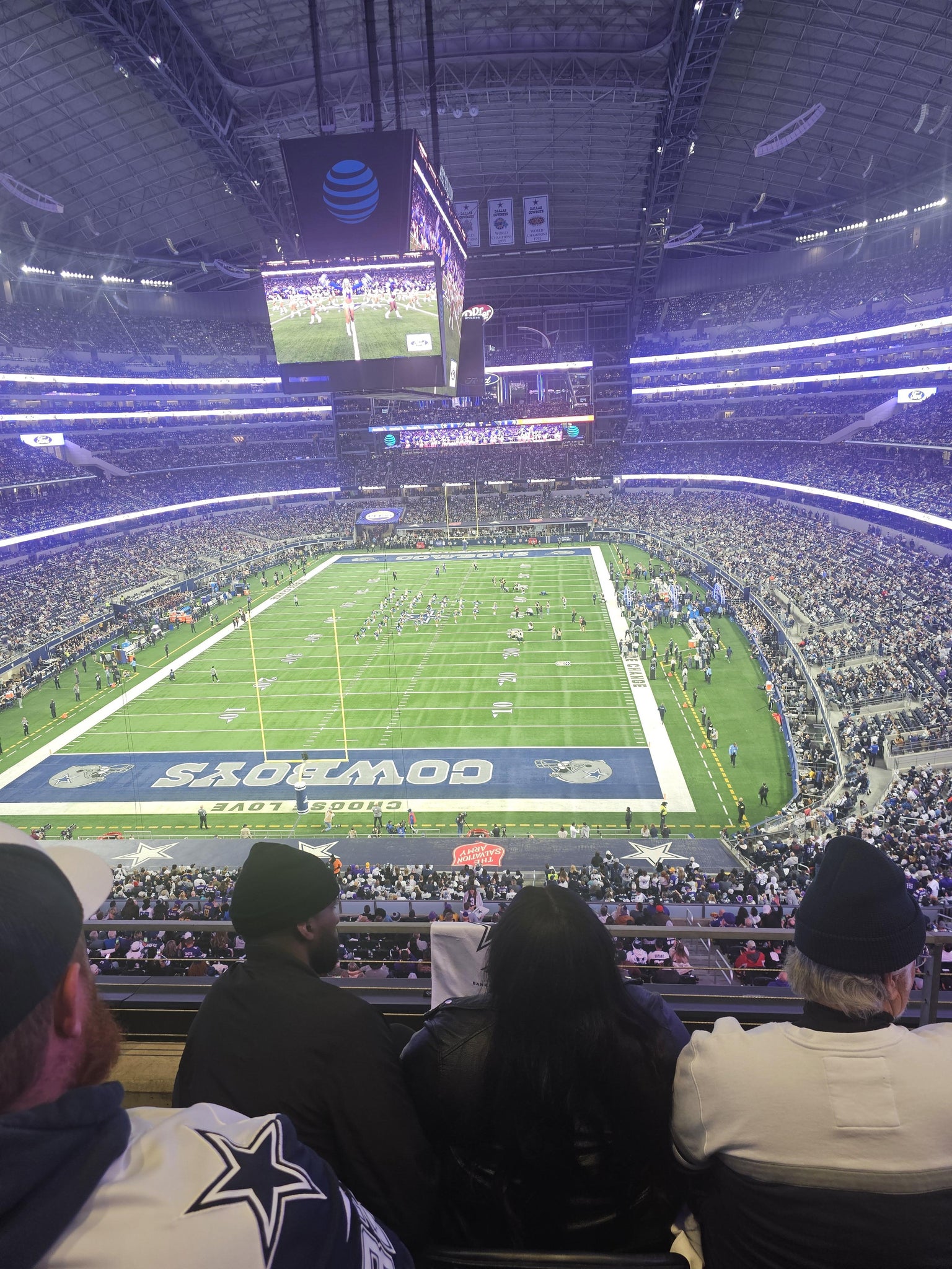 Real Fan View taken from Section 322 at AT&T Stadium by Randall A
