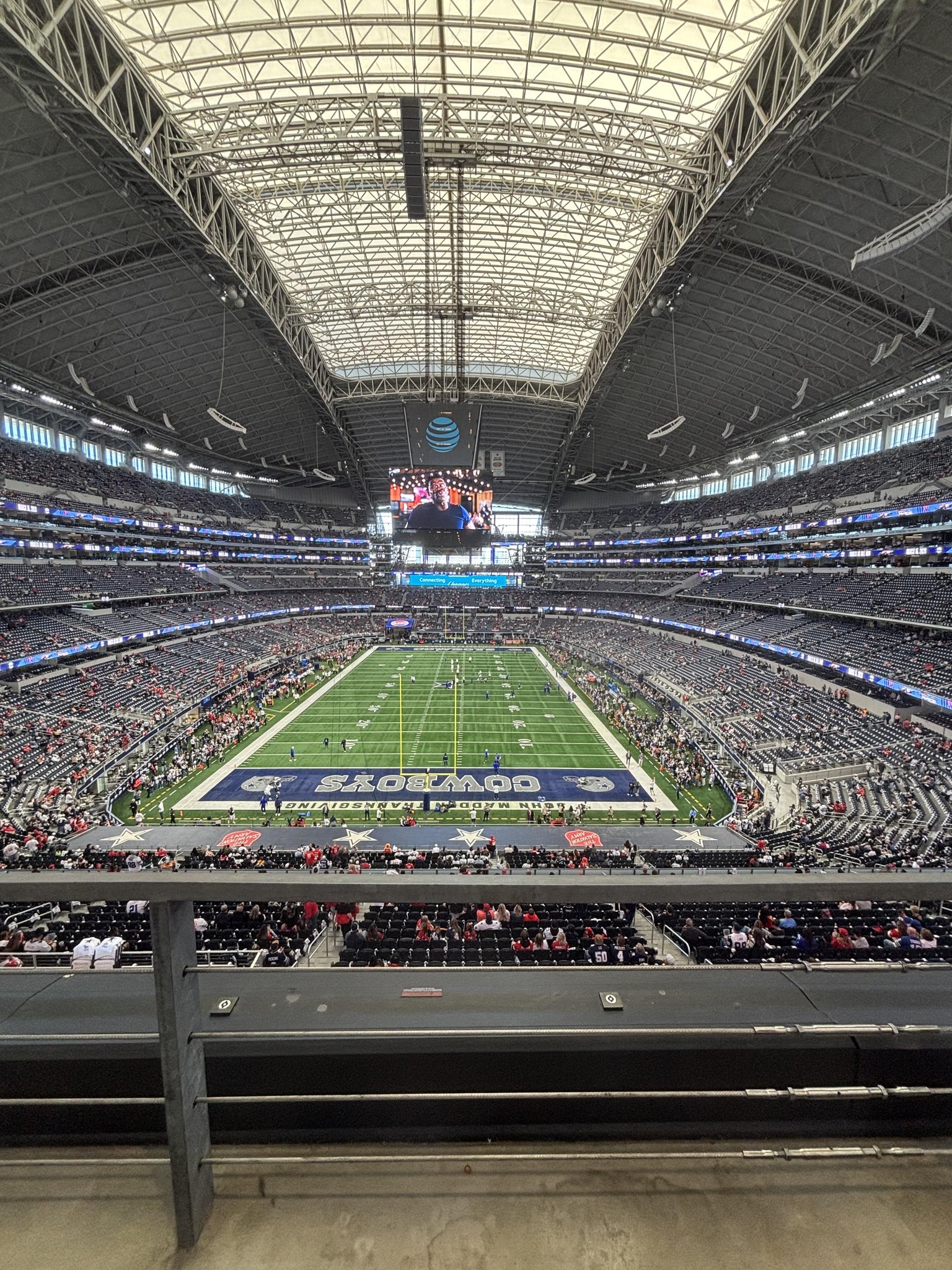 Real Fan View taken from Section 323 at AT&T Stadium by Dwayne R