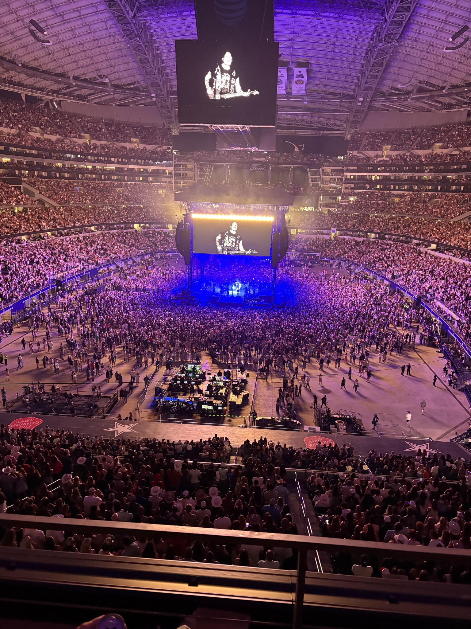 Real Fan View taken from Section 323 at AT&T Stadium by Kirby M