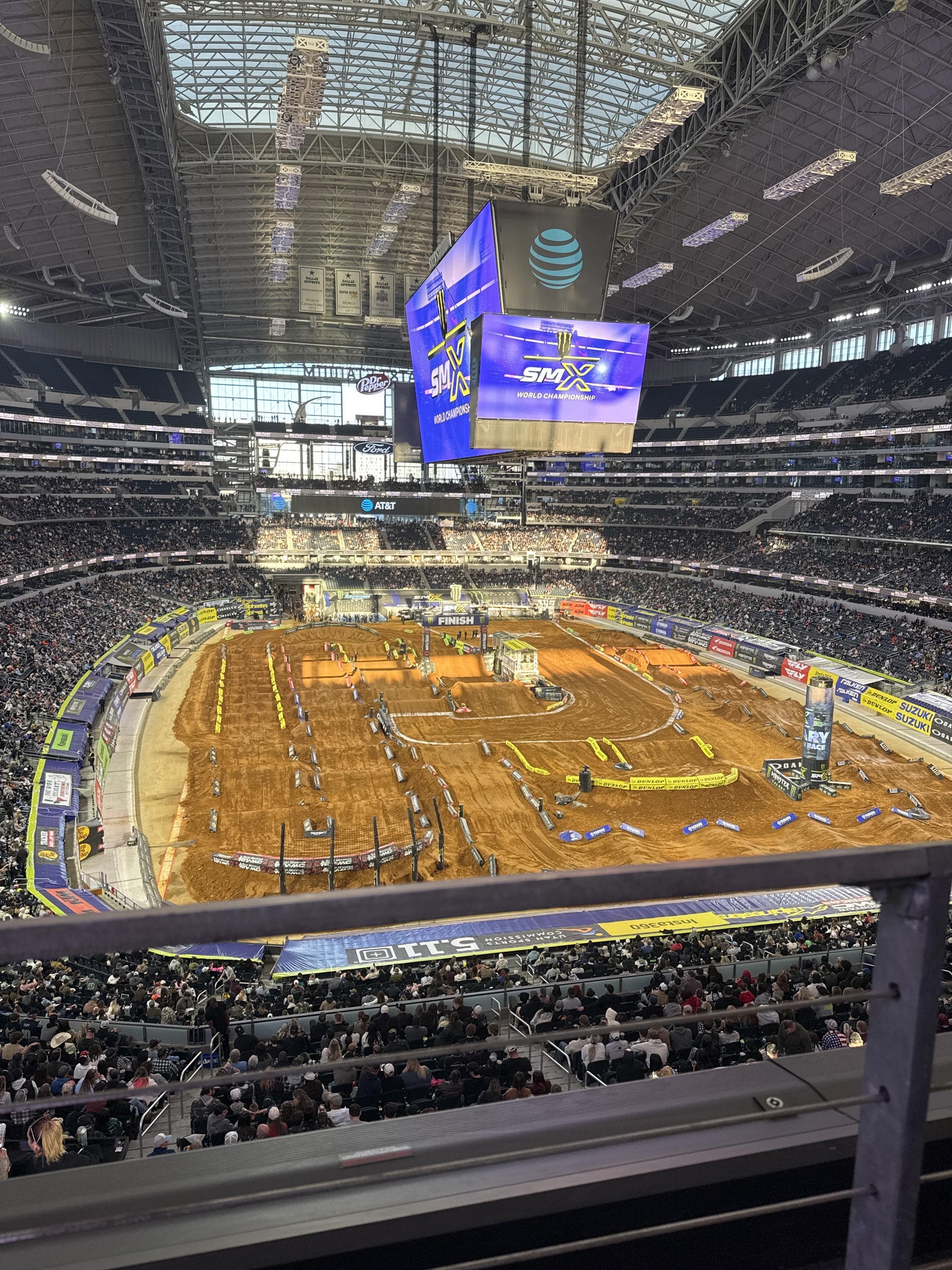Real Fan View taken from Section 326 at AT&T Stadium by Kimberly O
