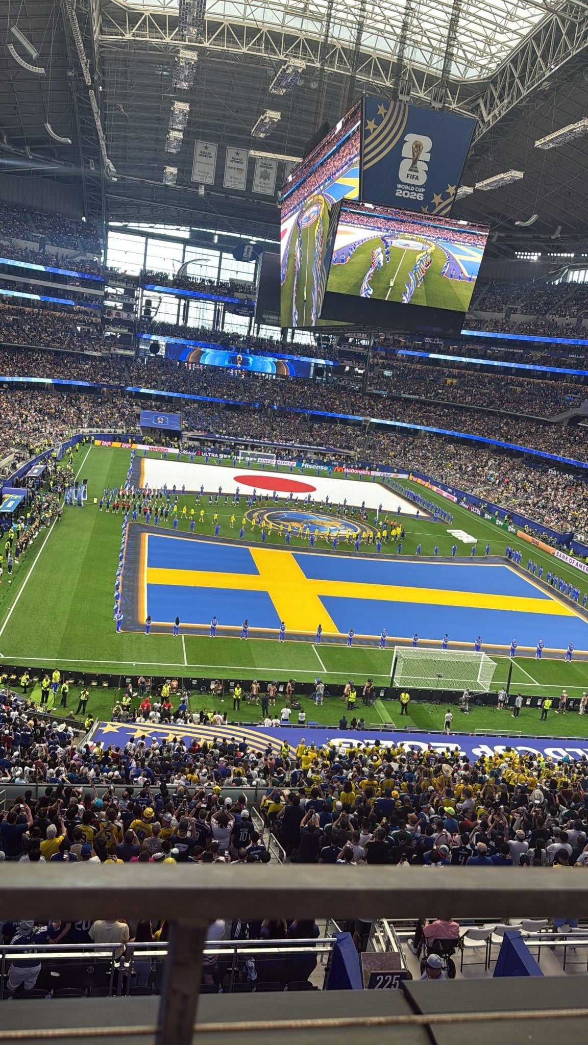 Real Fan View taken from Section 326 at AT&T Stadium by Liliana T