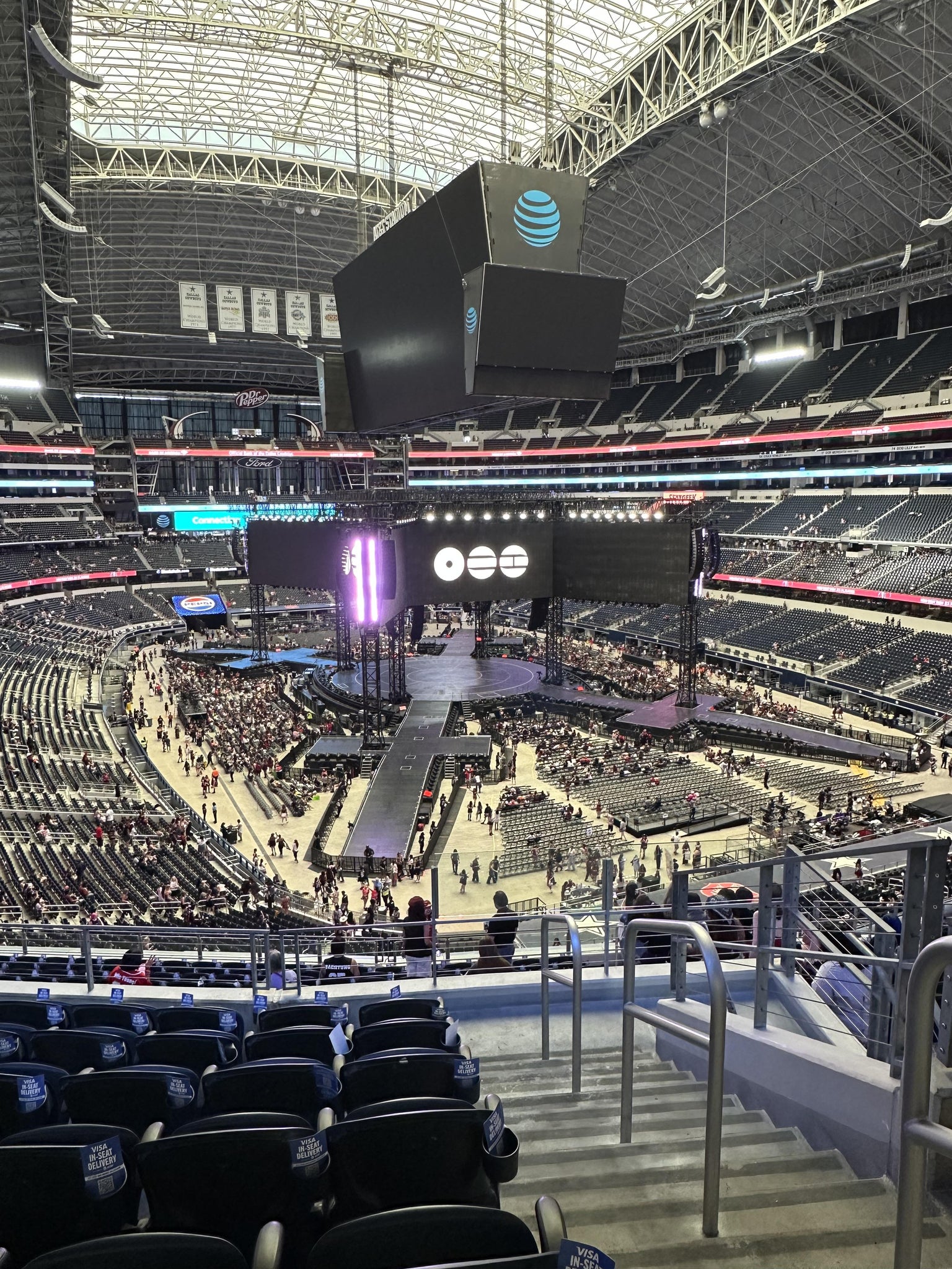 Real Fan View taken from Section 327 at AT&T Stadium by Arian N