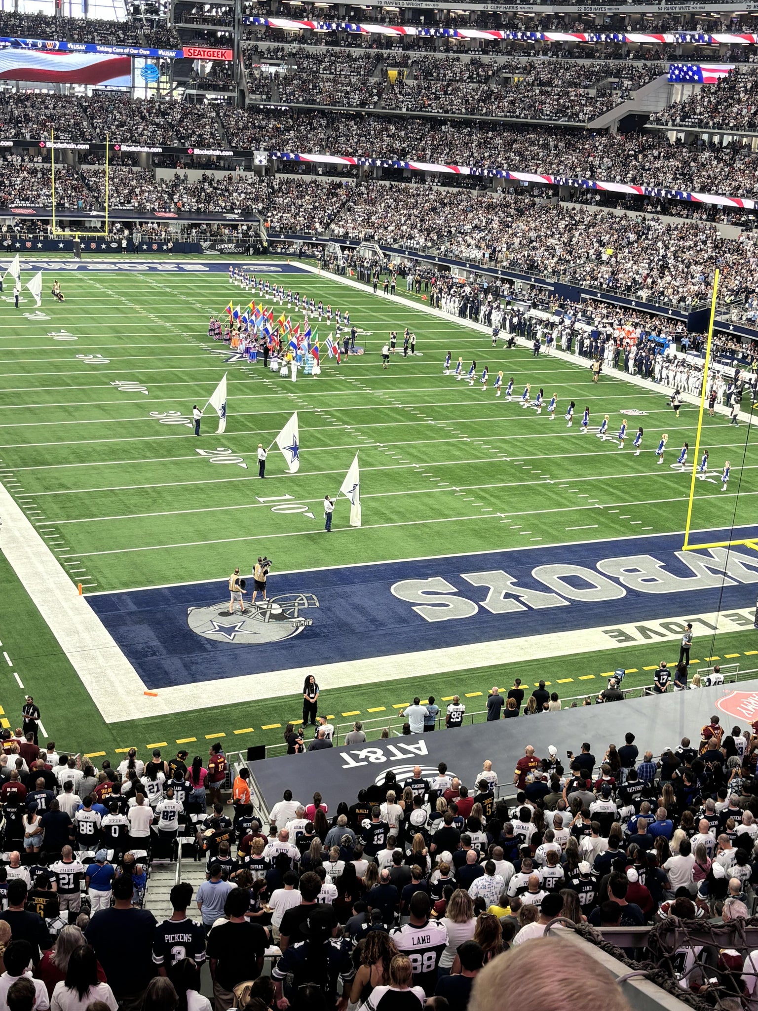 Real Fan View taken from Section 327 at AT&T Stadium by Whitney B