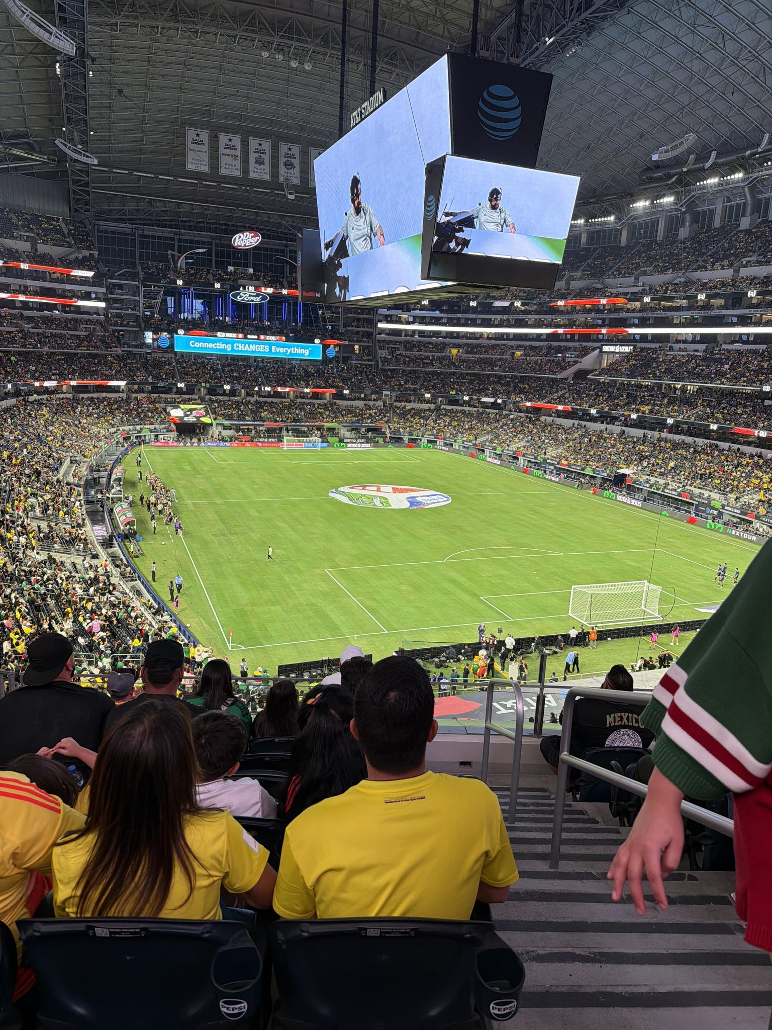Real Fan View taken from Section 327 at AT&T Stadium by Mateo M