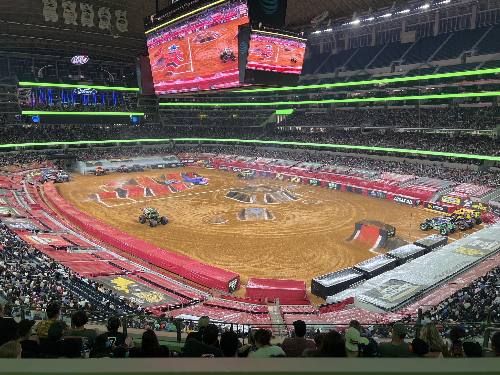 Real Fan View taken from Section 328 at AT&T Stadium by Desandra C
