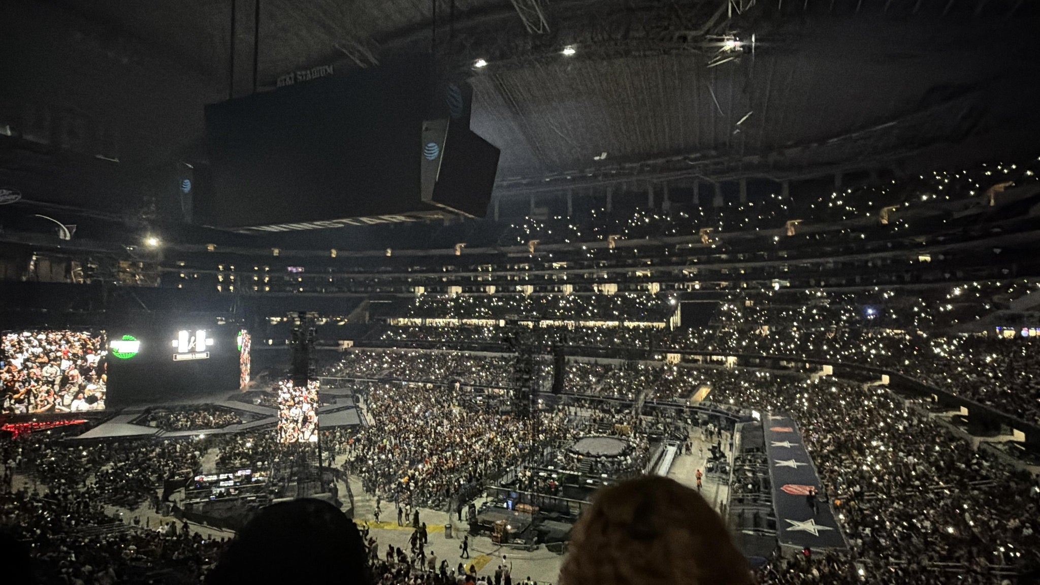 Real Fan View taken from Section 329 at AT&T Stadium by Coby M
