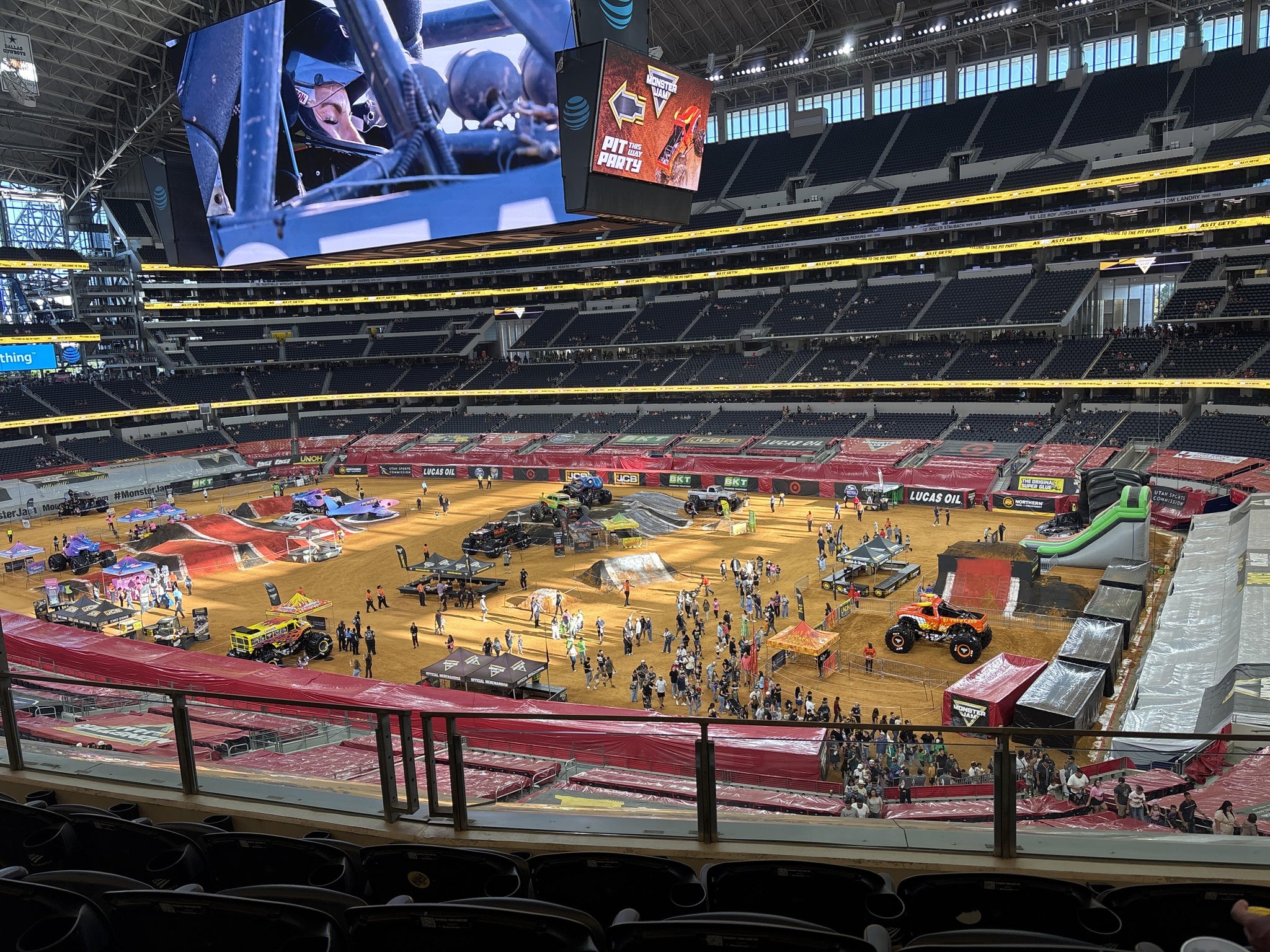 Real Fan View taken from Section 329 at AT&T Stadium by Anonymous User