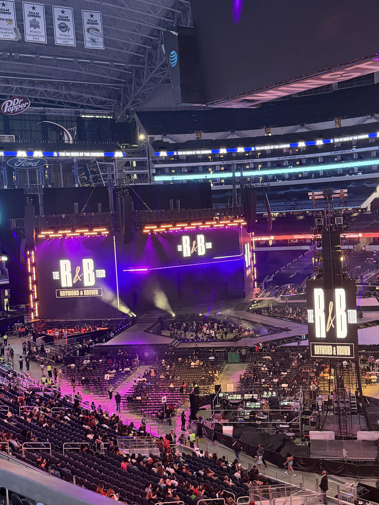 Real Fan View taken from Section 330 at AT&T Stadium by Kortney J