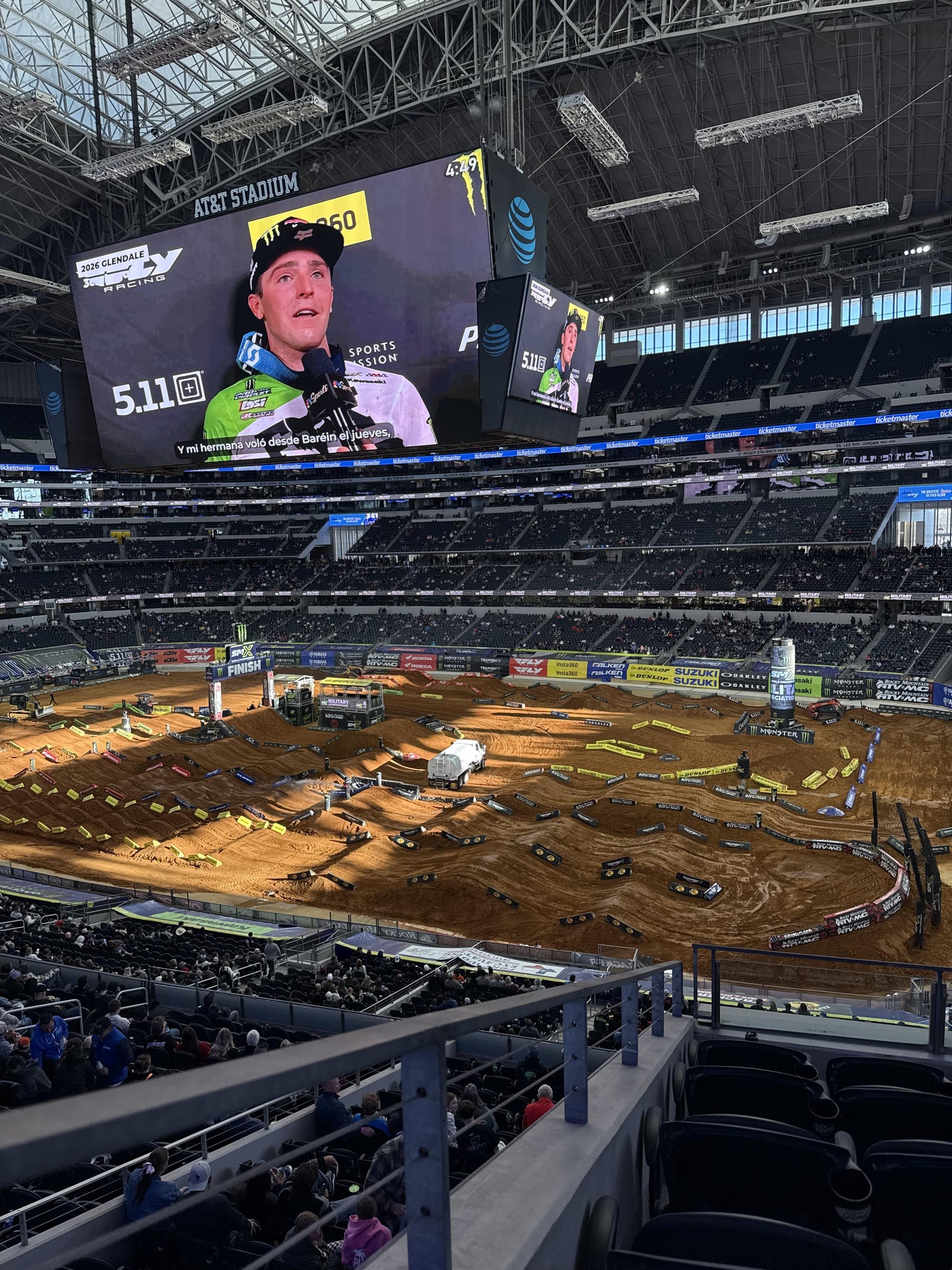 Real Fan View taken from Section 330 at AT&T Stadium by Randy H
