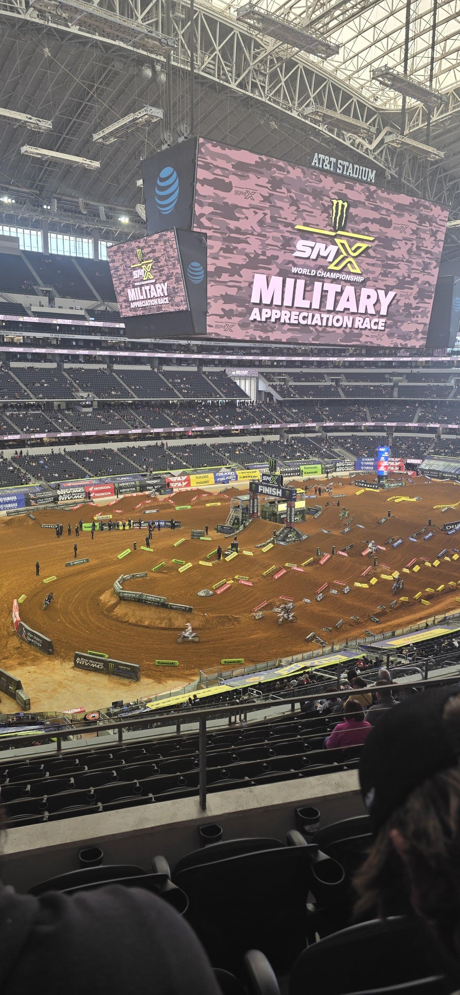 Real Fan View taken from Section 342 at AT&T Stadium by Cara H