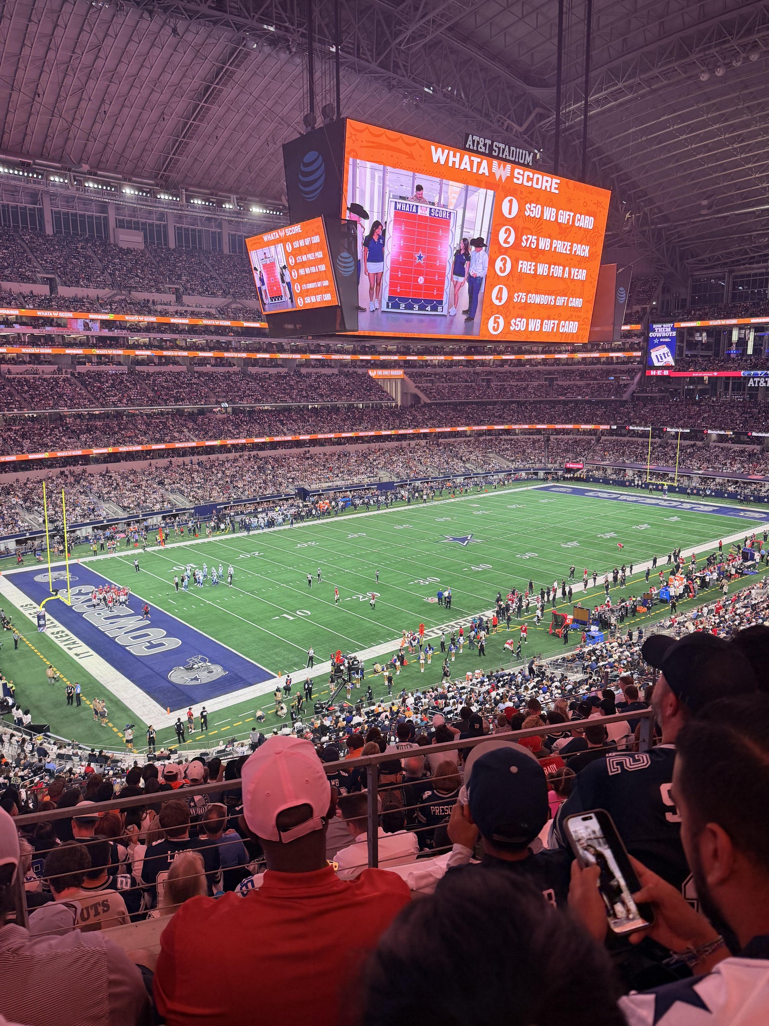 Real Fan View taken from Section 342 at AT&T Stadium by Christopher R