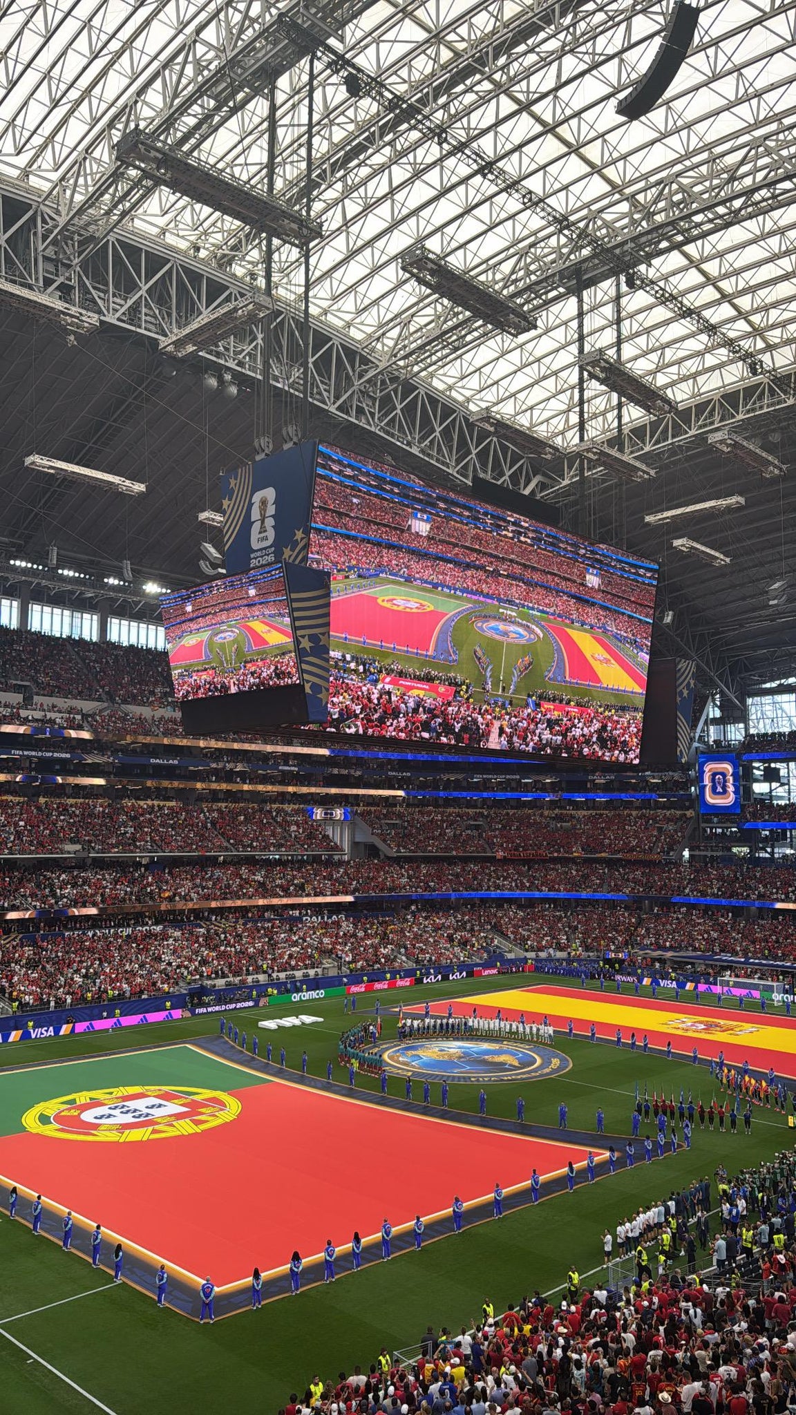 Vue réelle des fans prise de la Section 342 au site AT&T Stadium par Briana H
