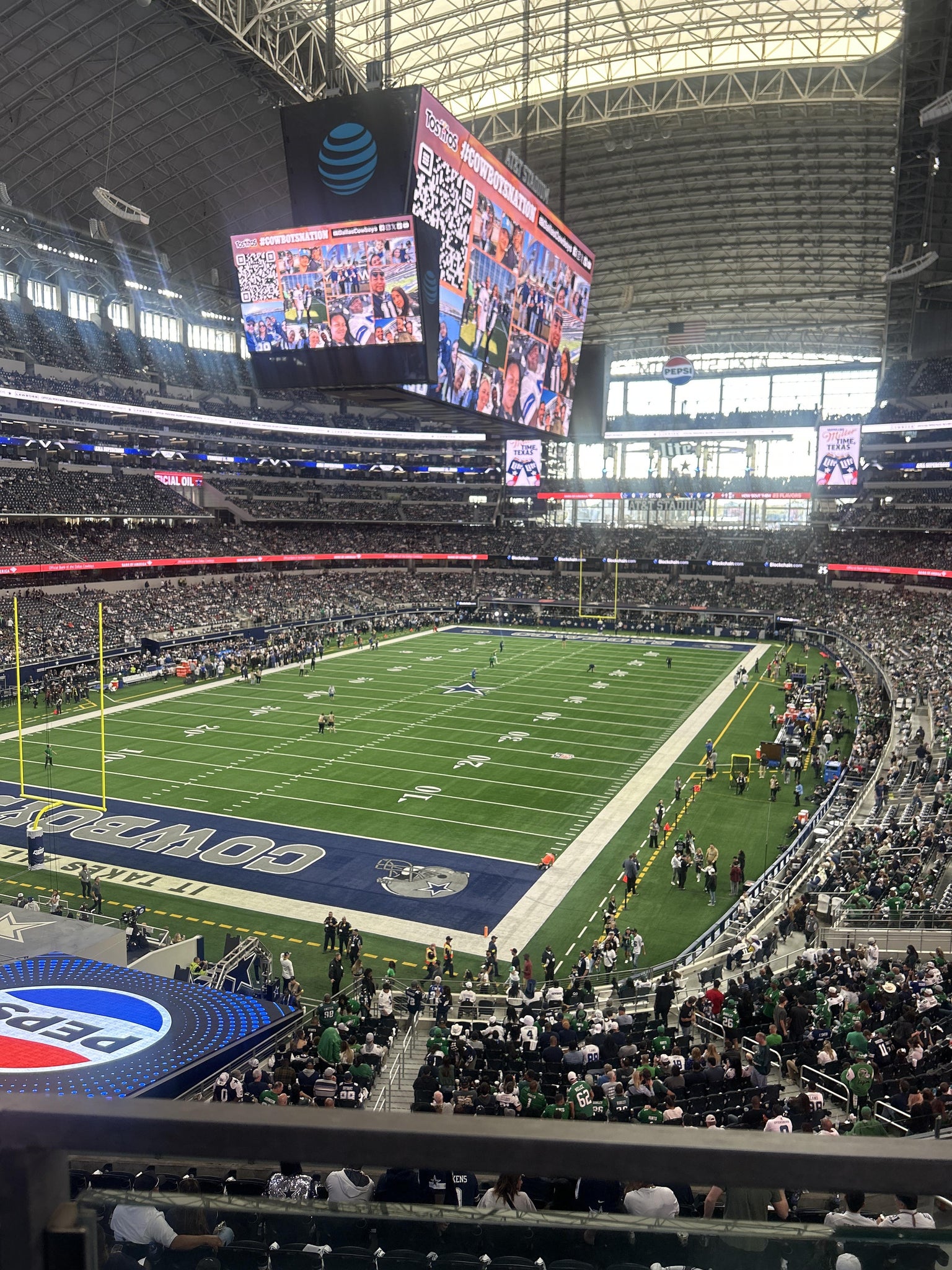 Real Fan View taken from Section 344 at AT&T Stadium by Cheron S