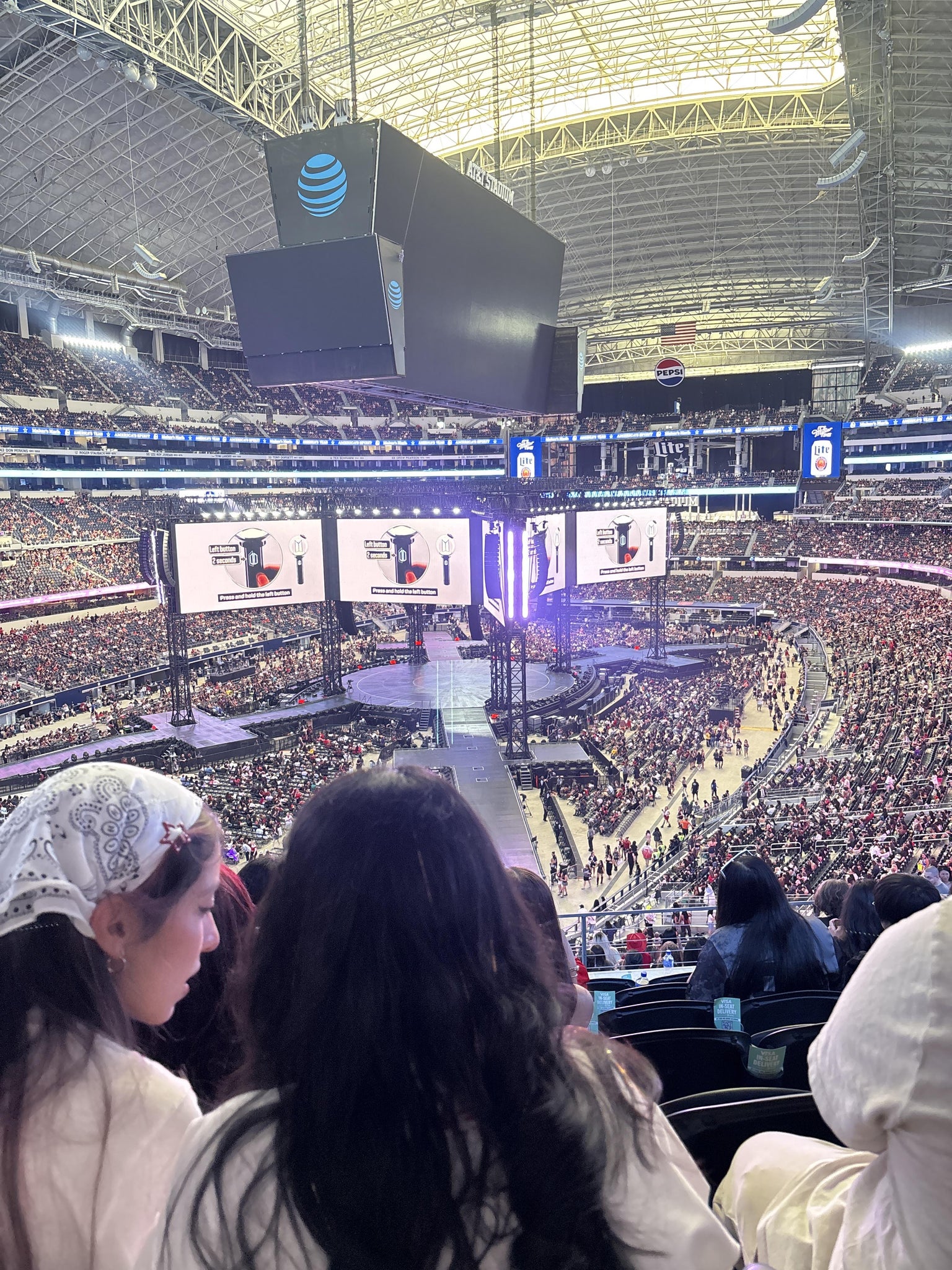 Real Fan View taken from Section 344 at AT&T Stadium by Vanitie H