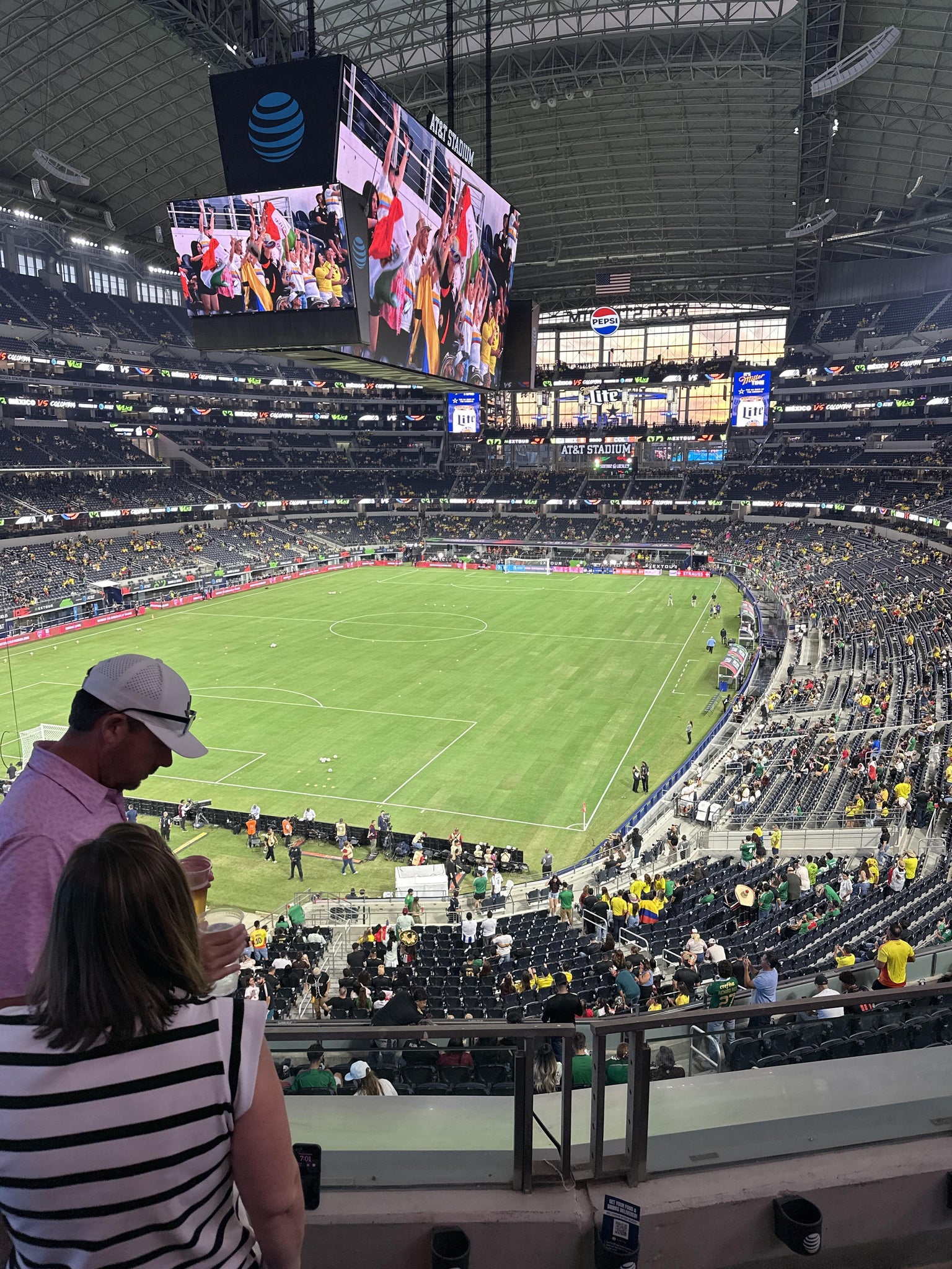 Real Fan View taken from Section 344 at AT&T Stadium by Ana M