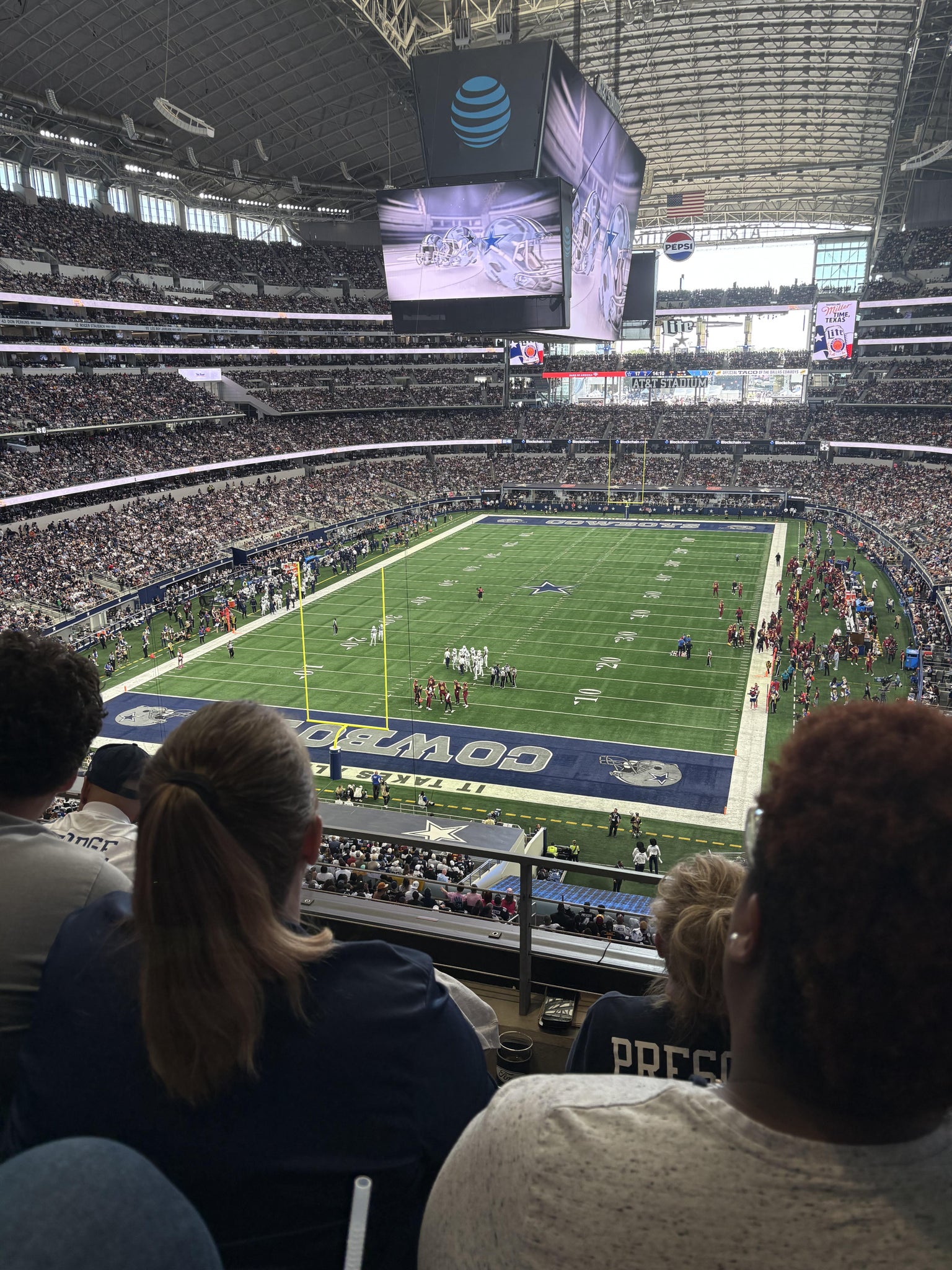 Real Fan View taken from Section 345 at AT&T Stadium by Camara W