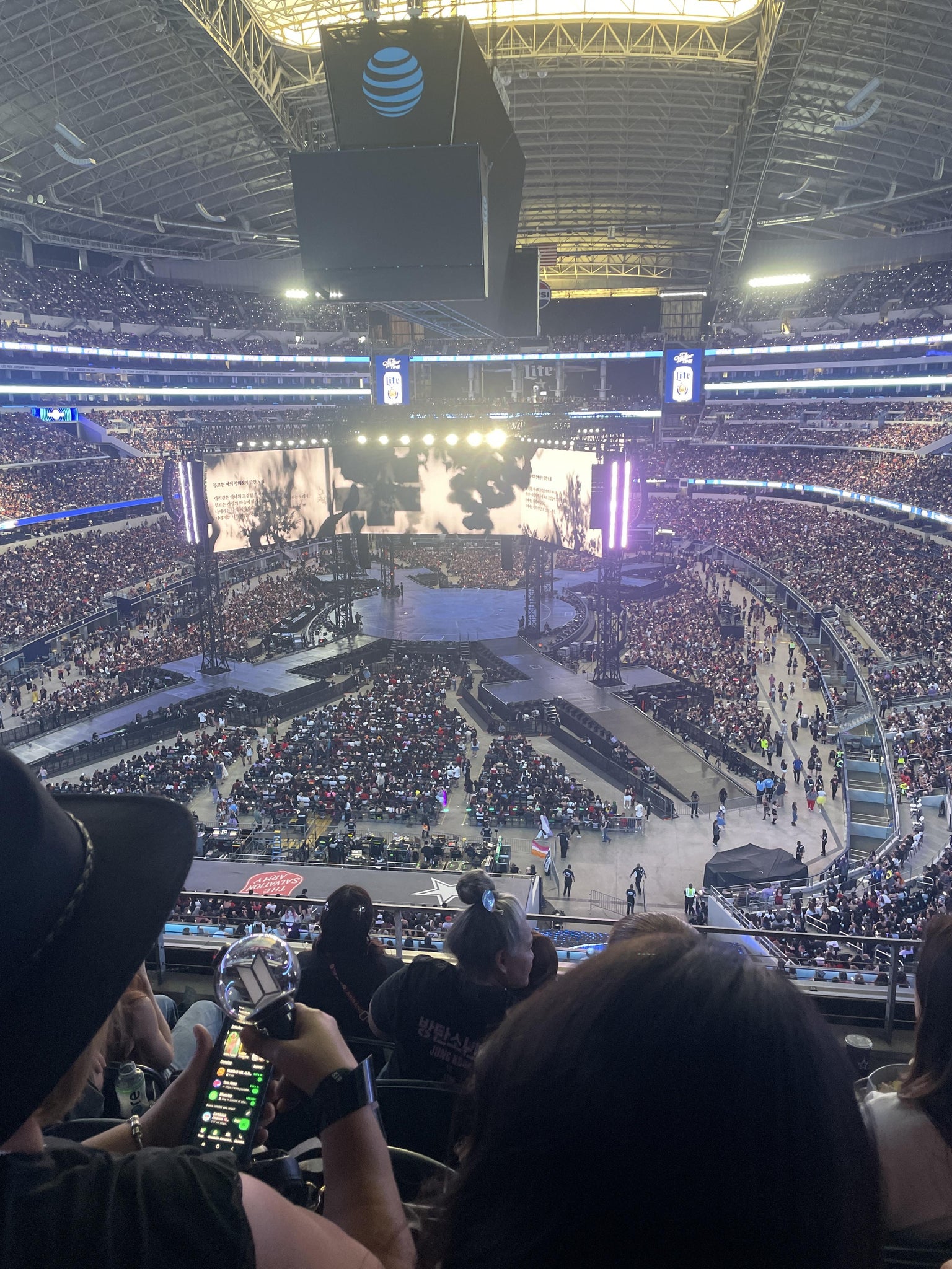 Real Fan View taken from Section 346 at AT&T Stadium by Genesis L
