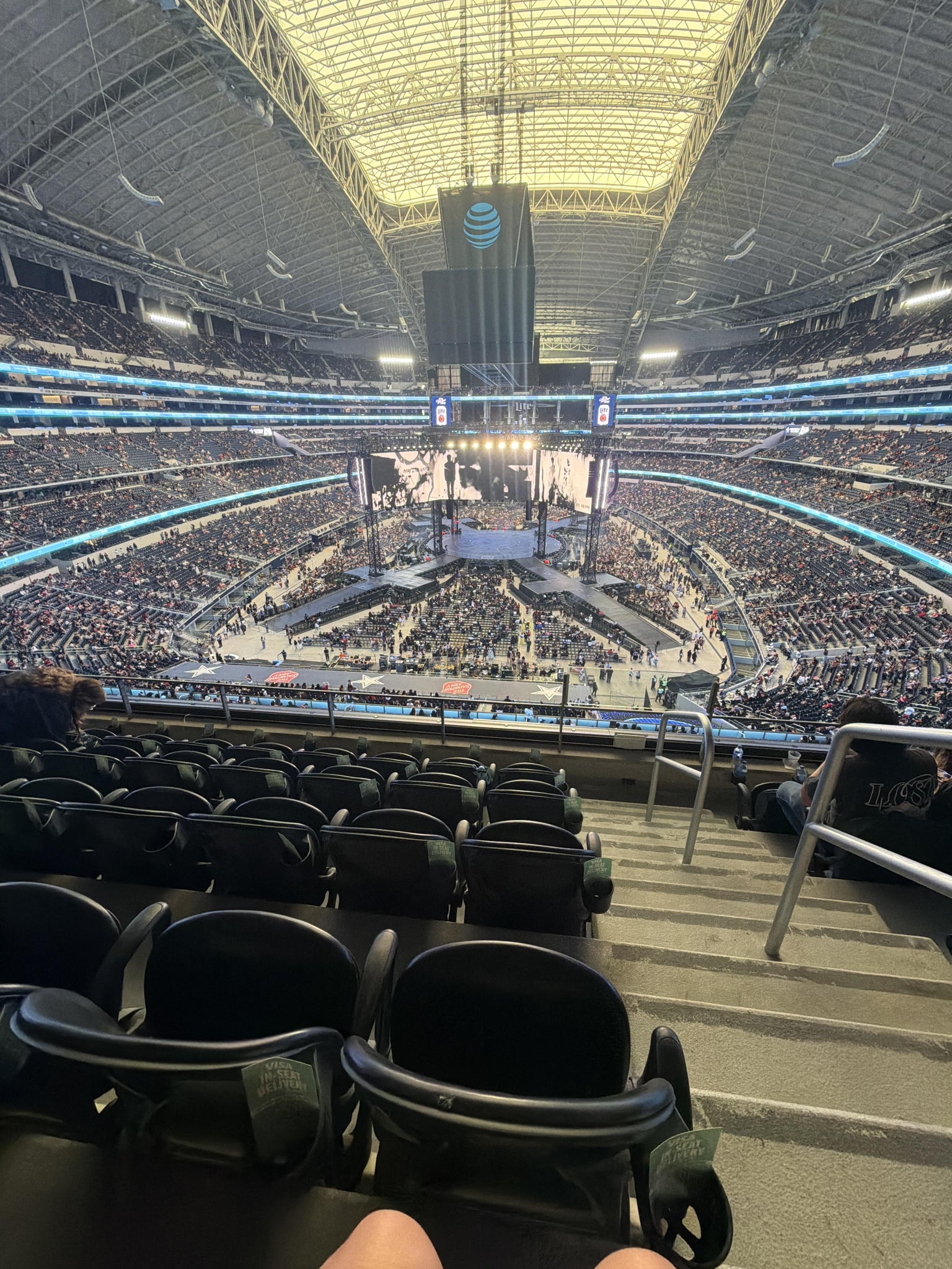 Real Fan View taken from Section 347 at AT&T Stadium by Emma R