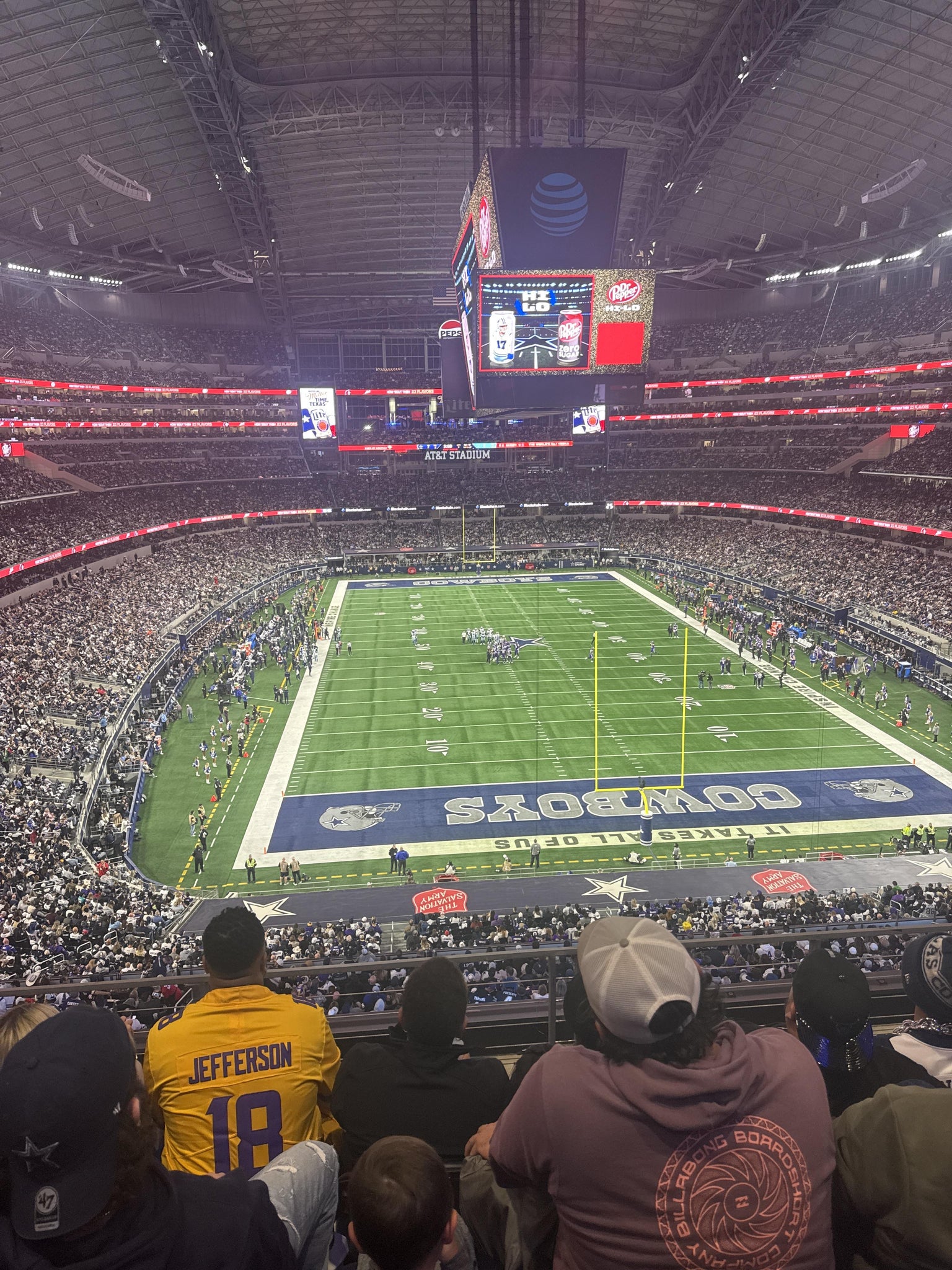 Real Fan View taken from Section 349 at AT&T Stadium by Dwayne S