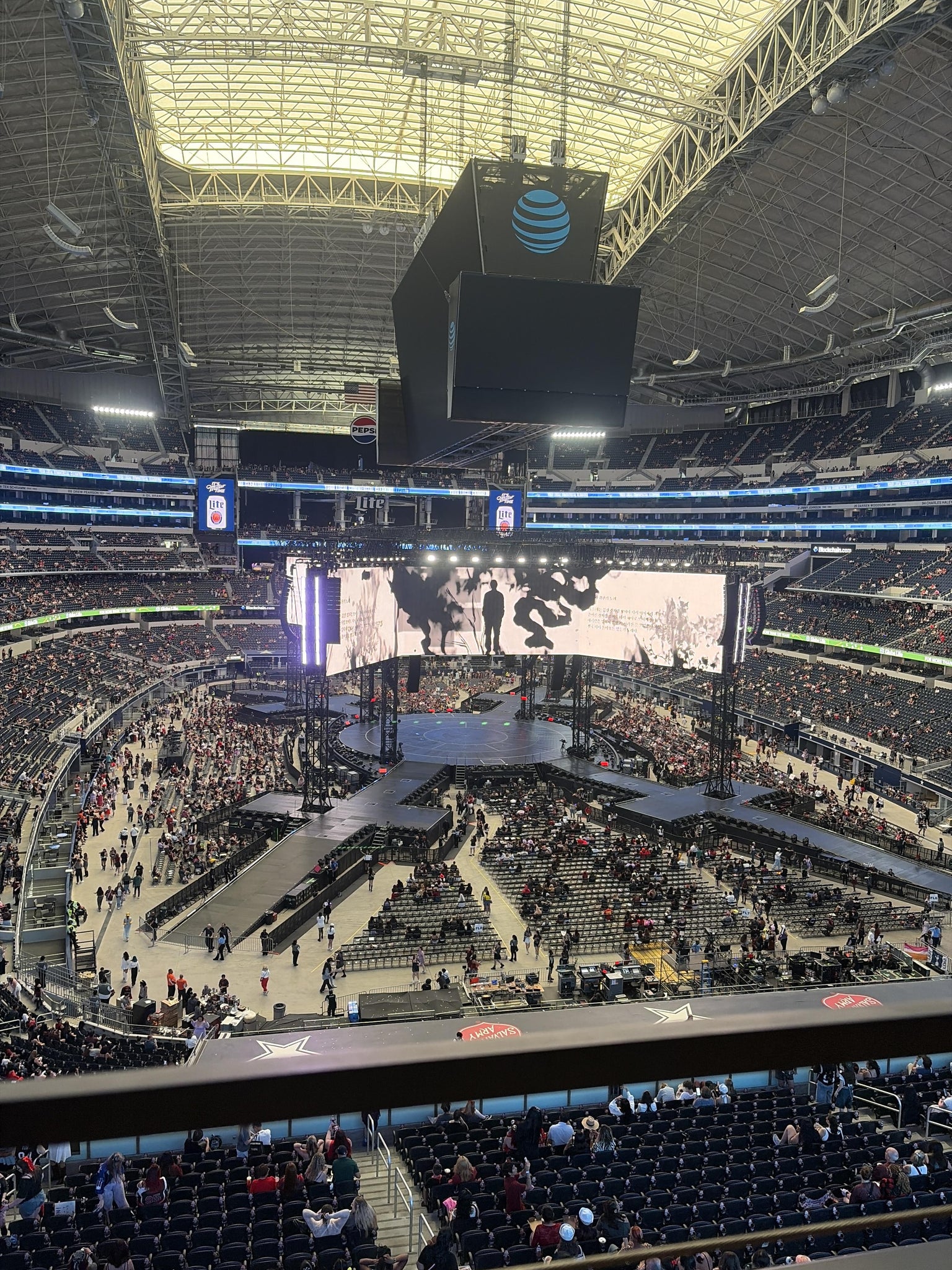 Real Fan View taken from Section 350 at AT&T Stadium by Citlaly H