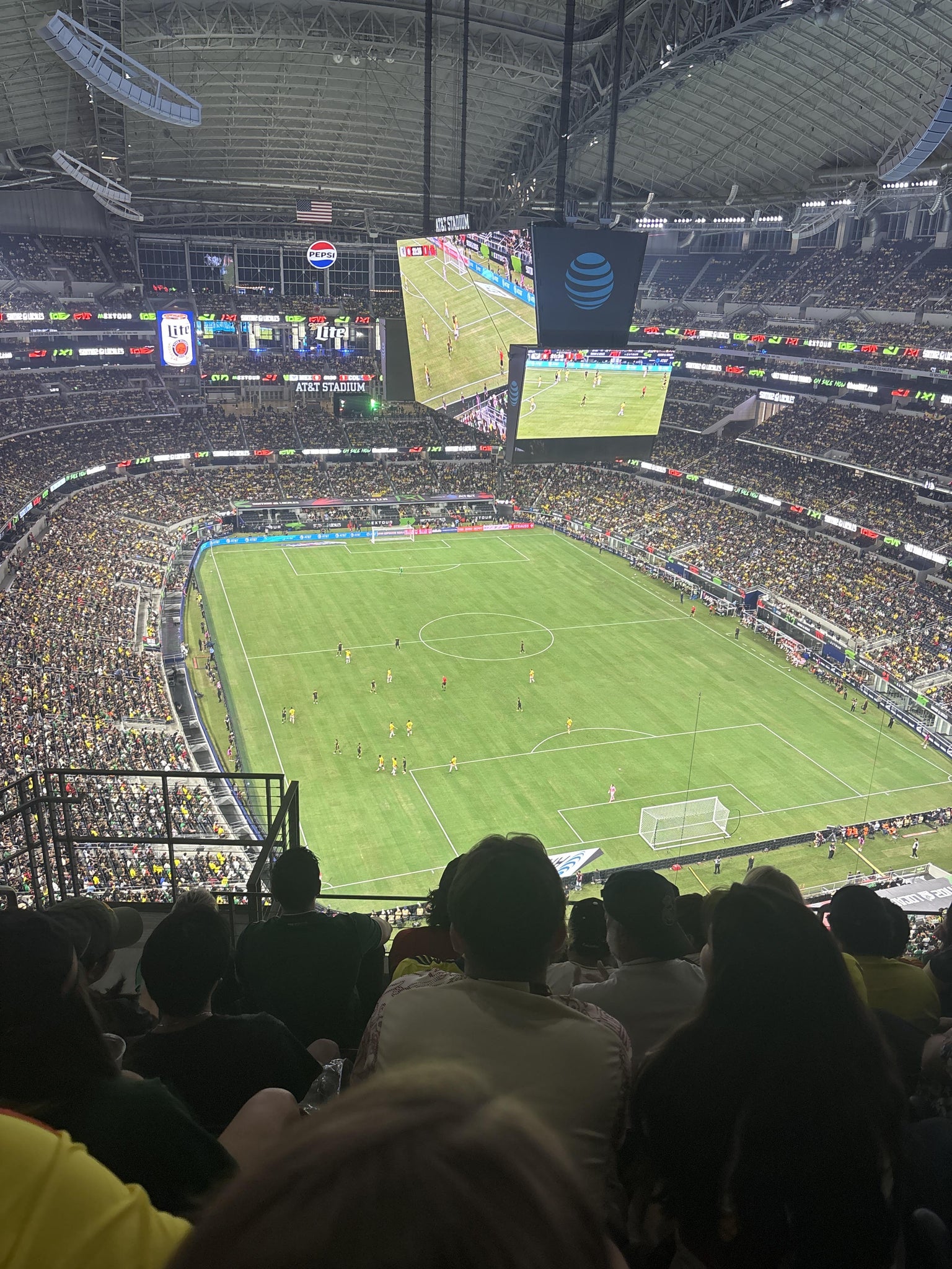 Real Fan View taken from Section 402 at AT&T Stadium by Julian D