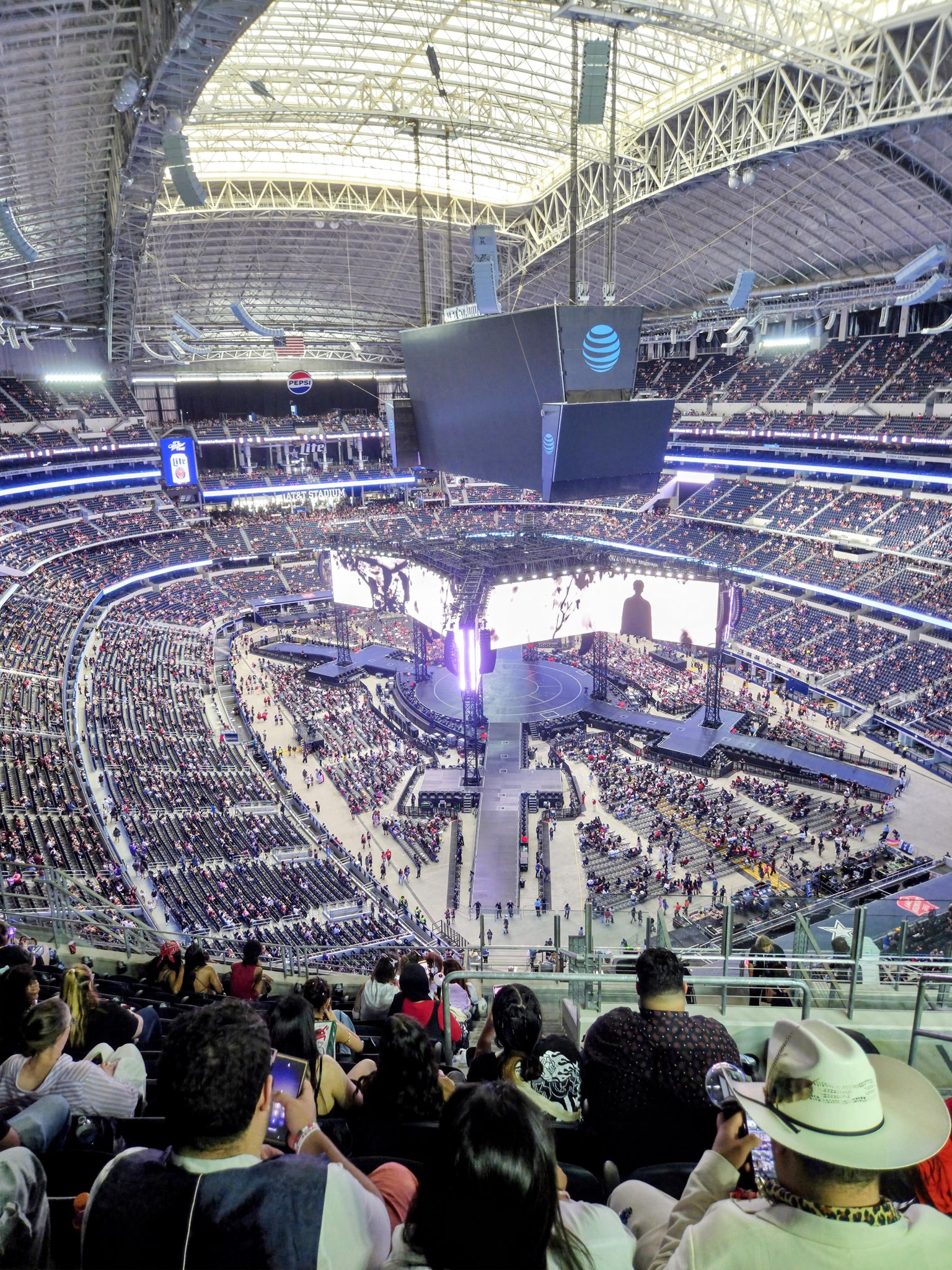 Real Fan View taken from Section 403 at AT&T Stadium by James W