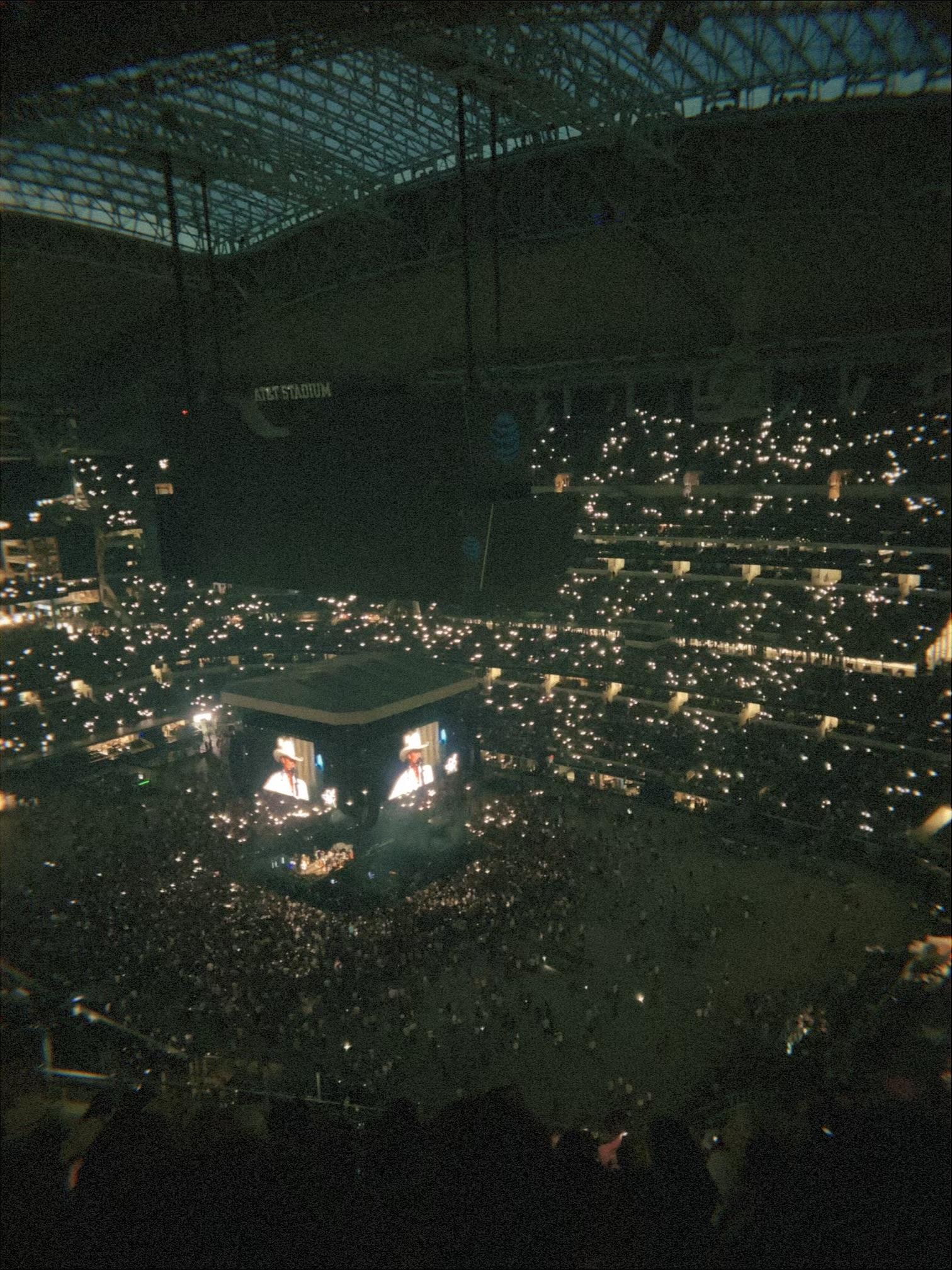 Real Fan View taken from Section 406 at AT&T Stadium by Jianna K