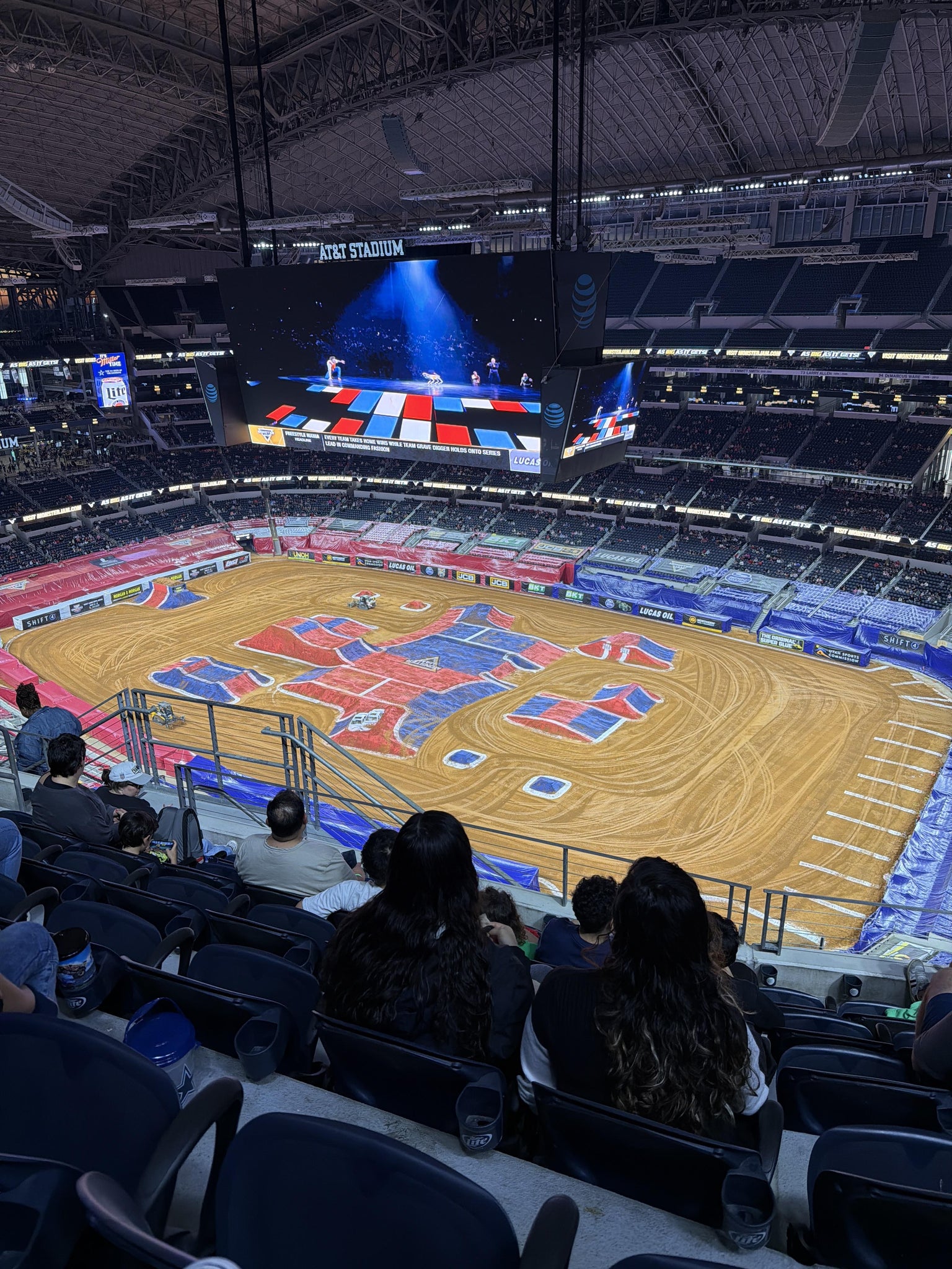 Real Fan View taken from Section 407 at AT&T Stadium by Jesse  M