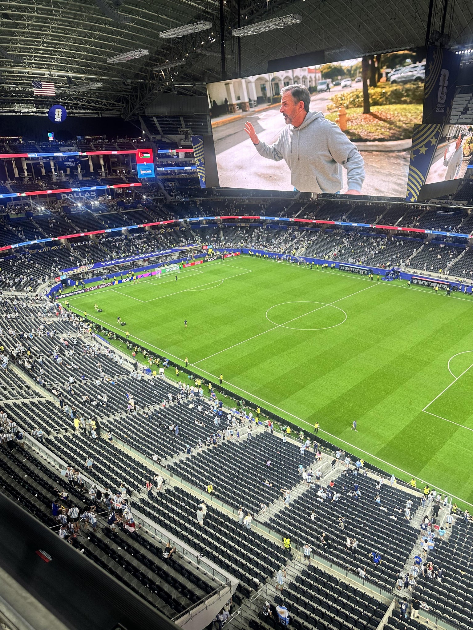 Real Fan View taken from Section 407 at AT&T Stadium by Perla yohanna C
