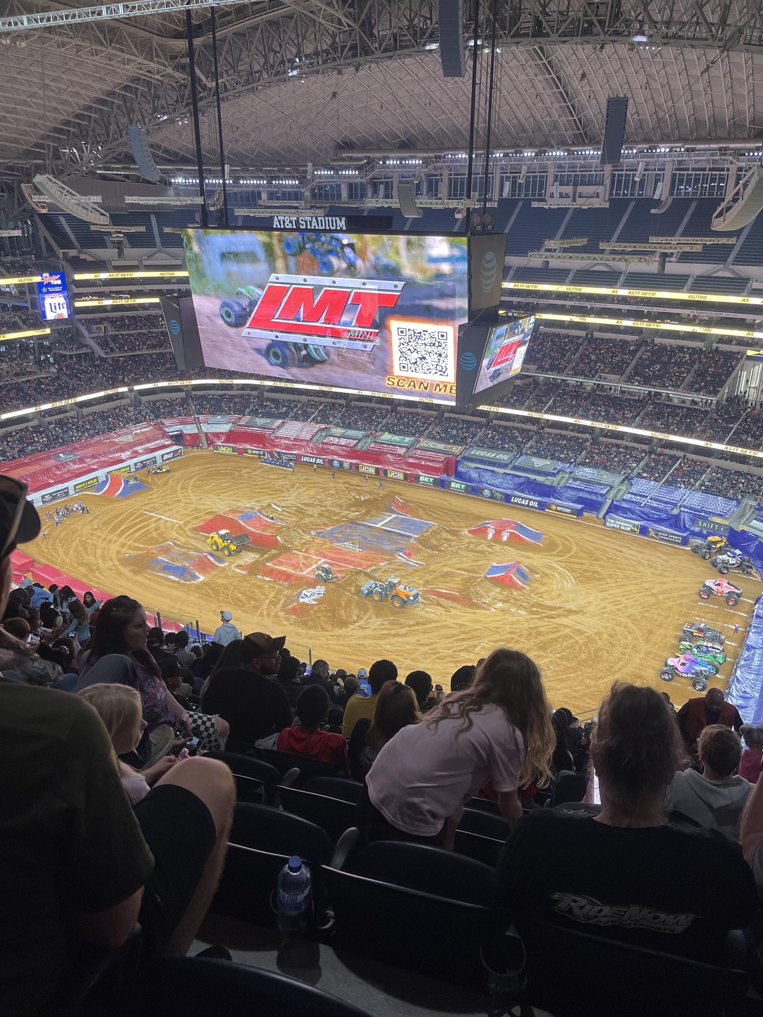 Real Fan View taken from Section 407 at AT&T Stadium by Erik N