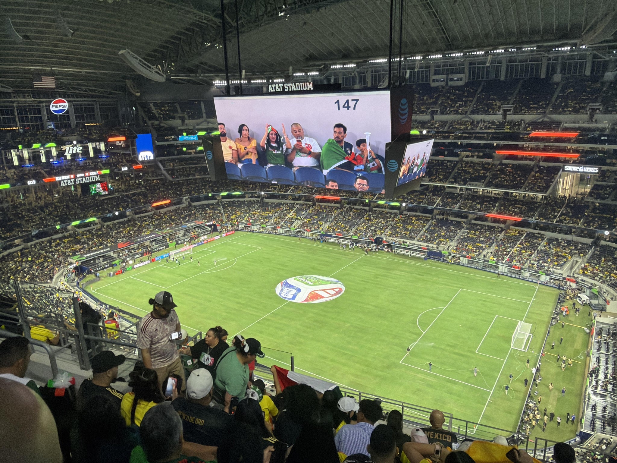 Real Fan View taken from Section 408 at AT&T Stadium by Alex I
