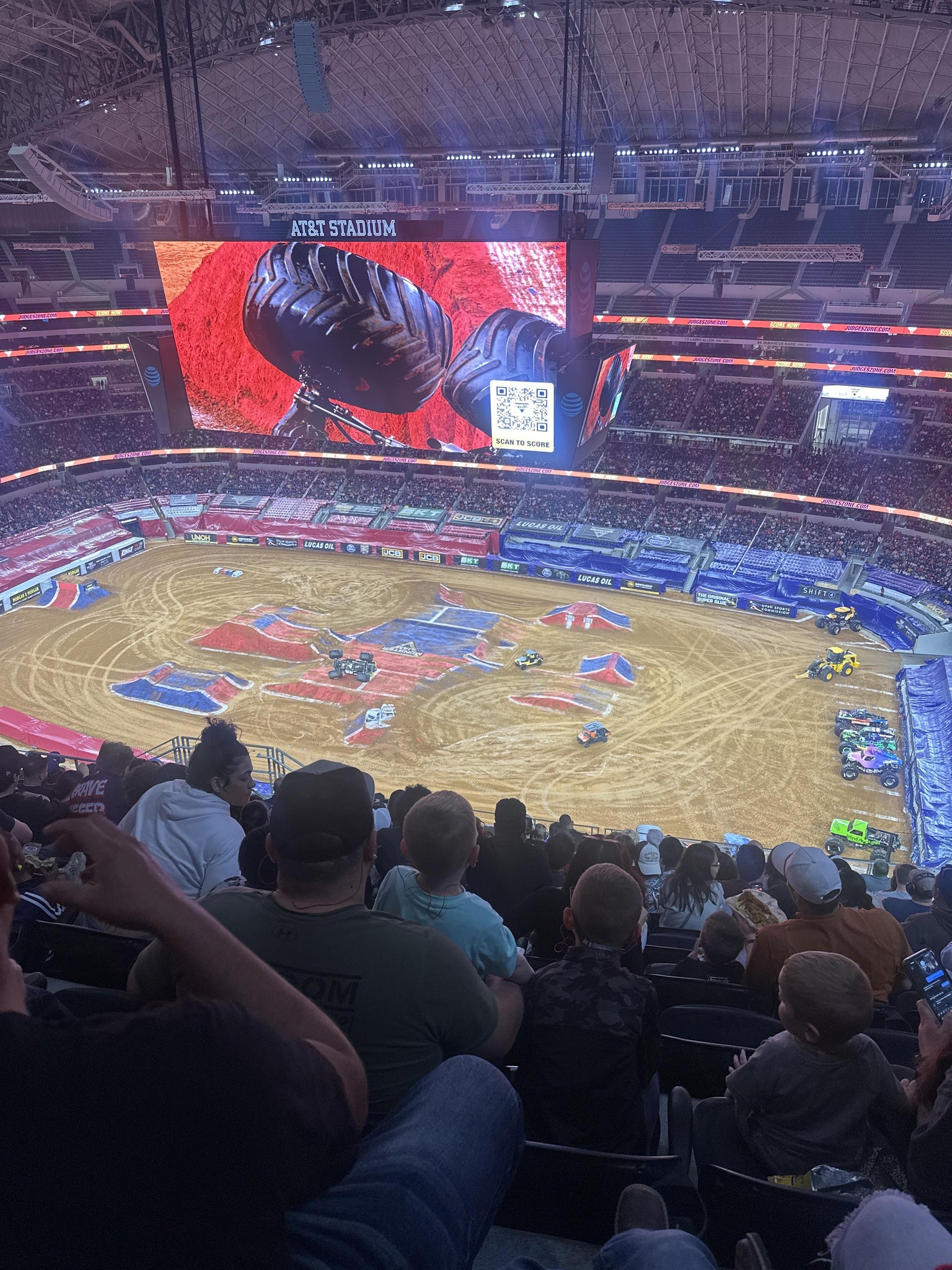 Real Fan View taken from Section 409 at AT&T Stadium by Ruben M
