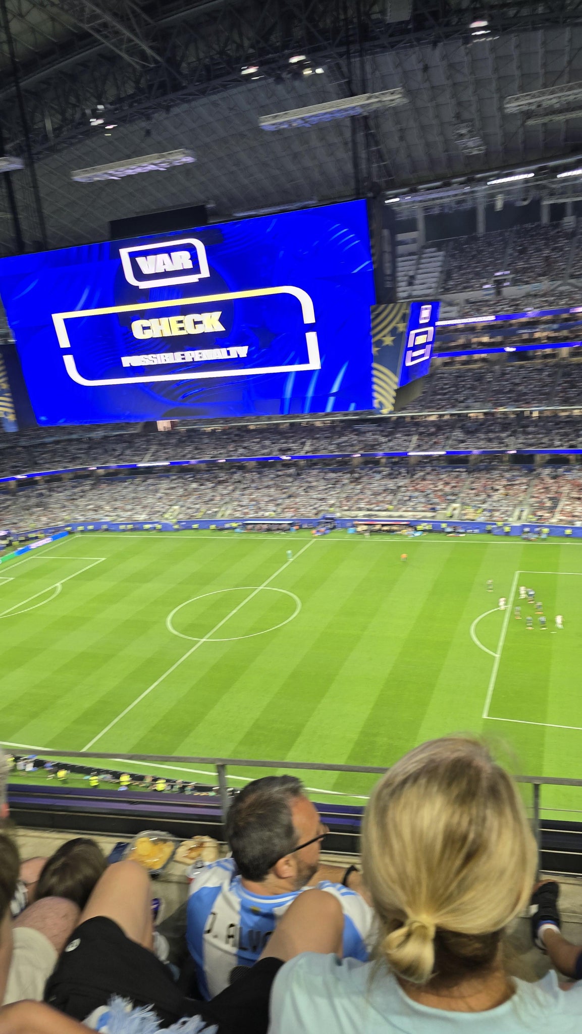 Real Fan View taken from Section 409 at AT&T Stadium by Lucas C