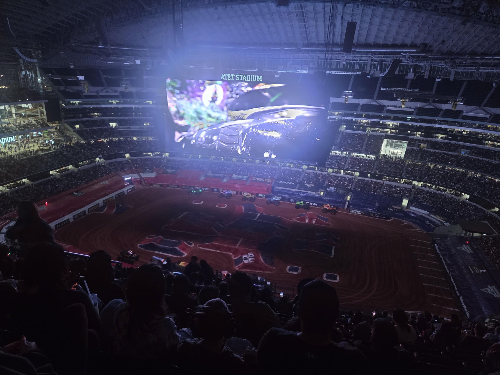 Real Fan View taken from Section 410 at AT&T Stadium by Hugo C