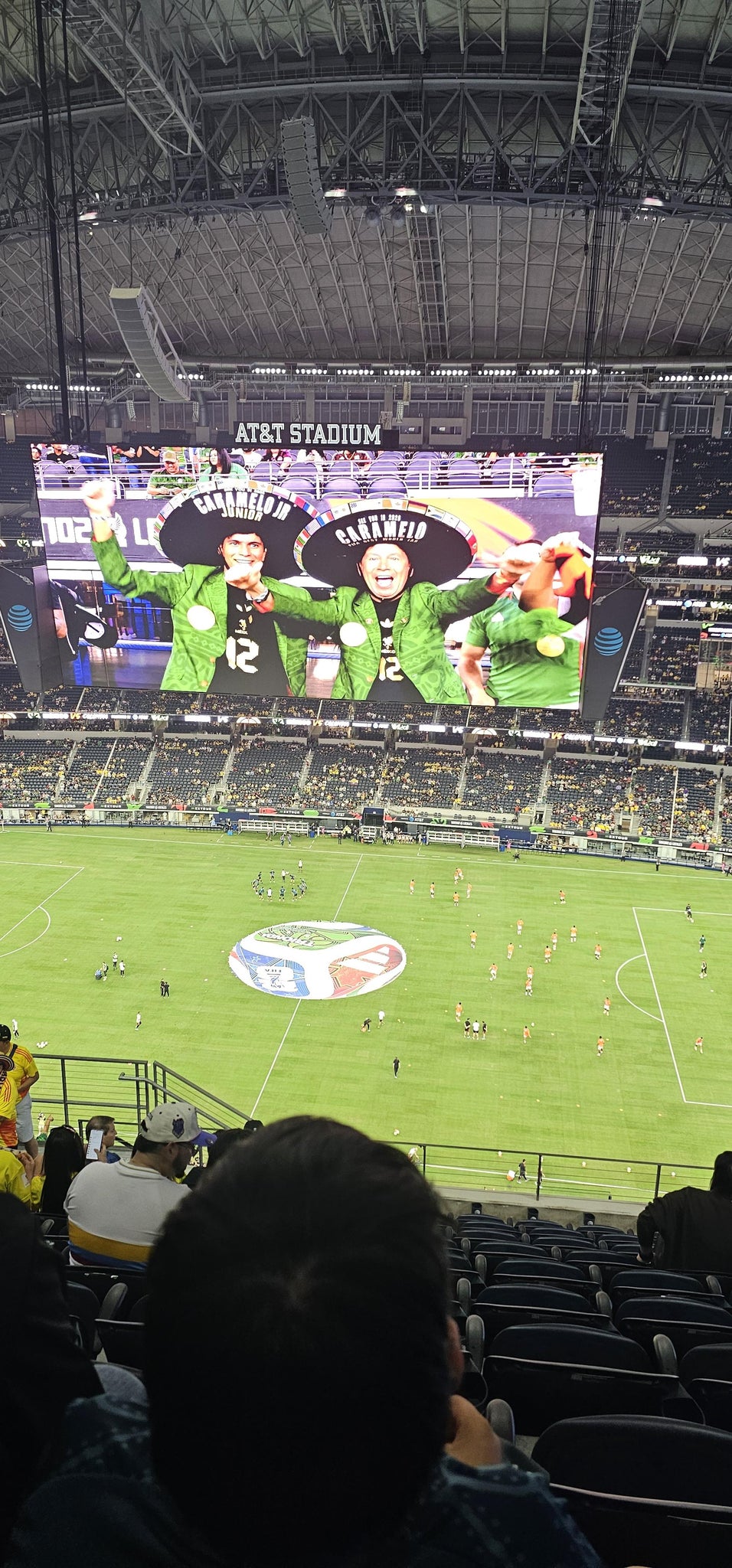 Real Fan View taken from Section 411 at AT&T Stadium by Luis R