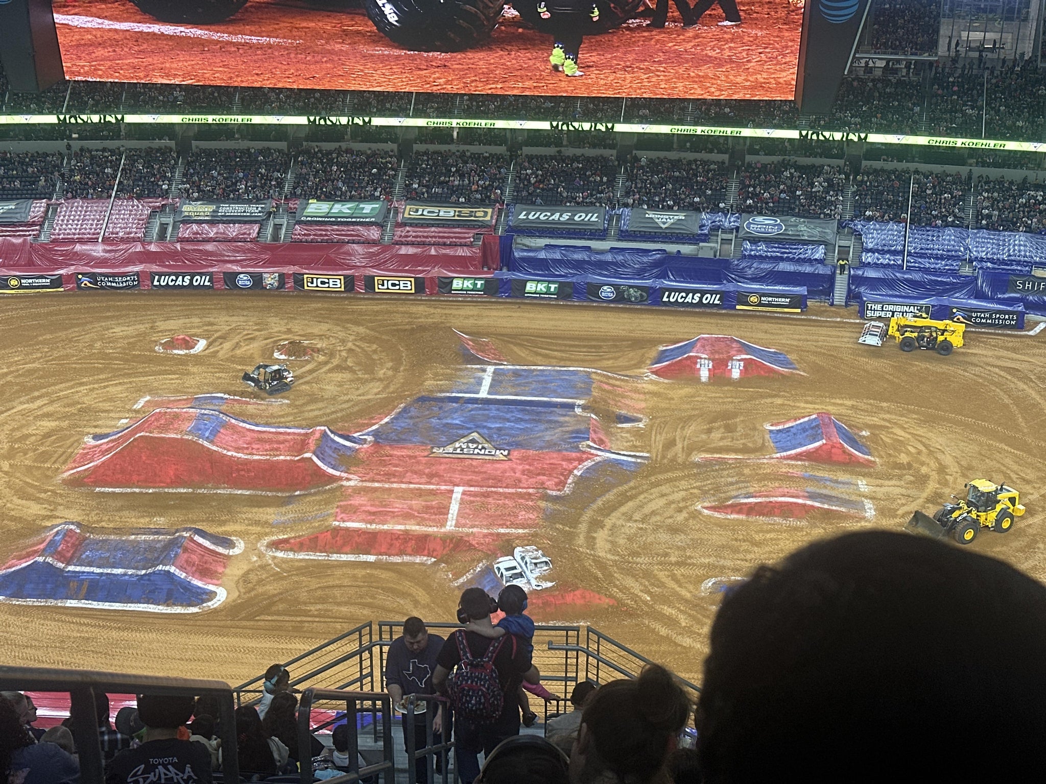 Real Fan View taken from Section 411 at AT&T Stadium by Giselle R