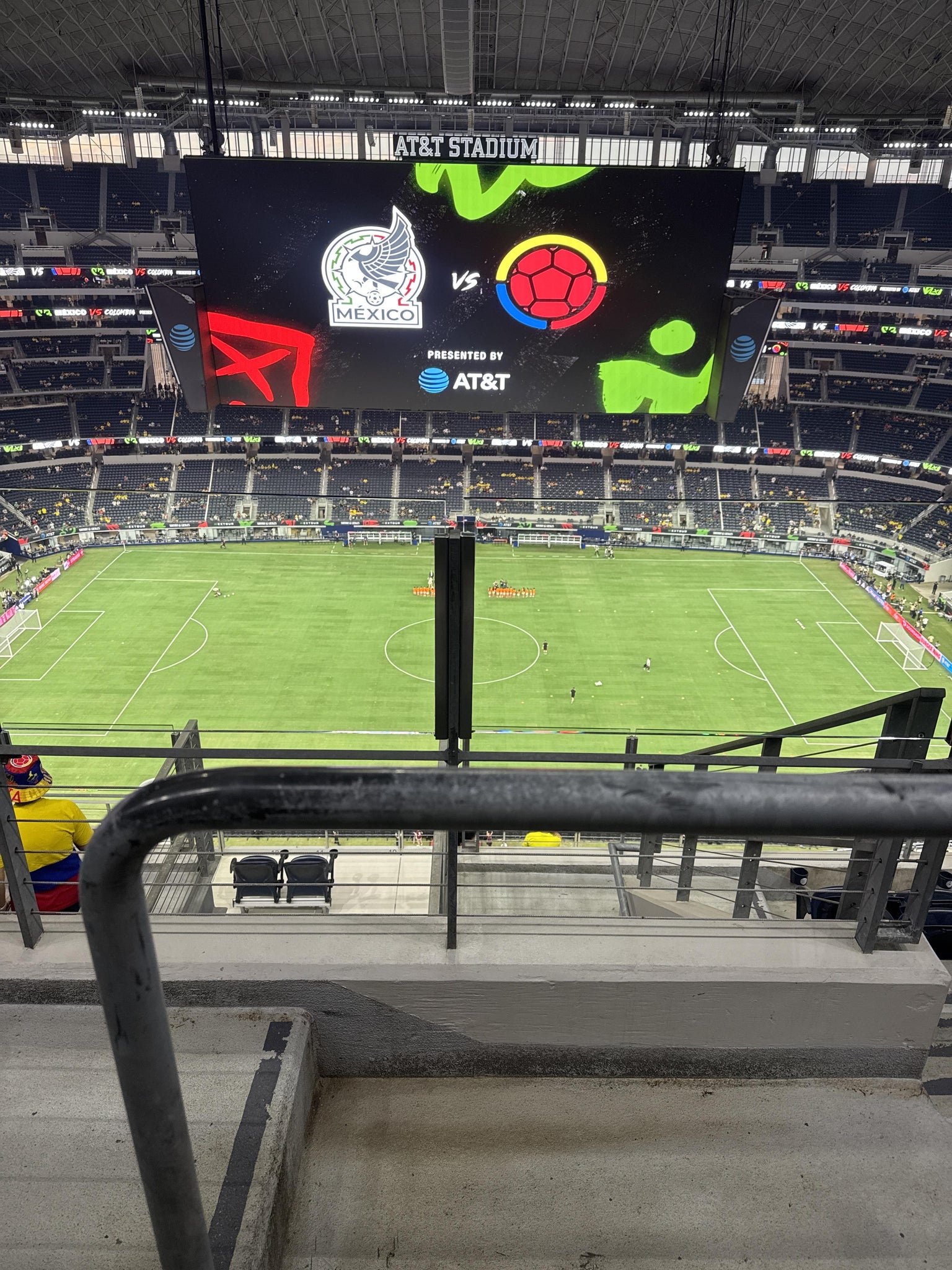 Real Fan View taken from Section 412 at AT&T Stadium by Martha A