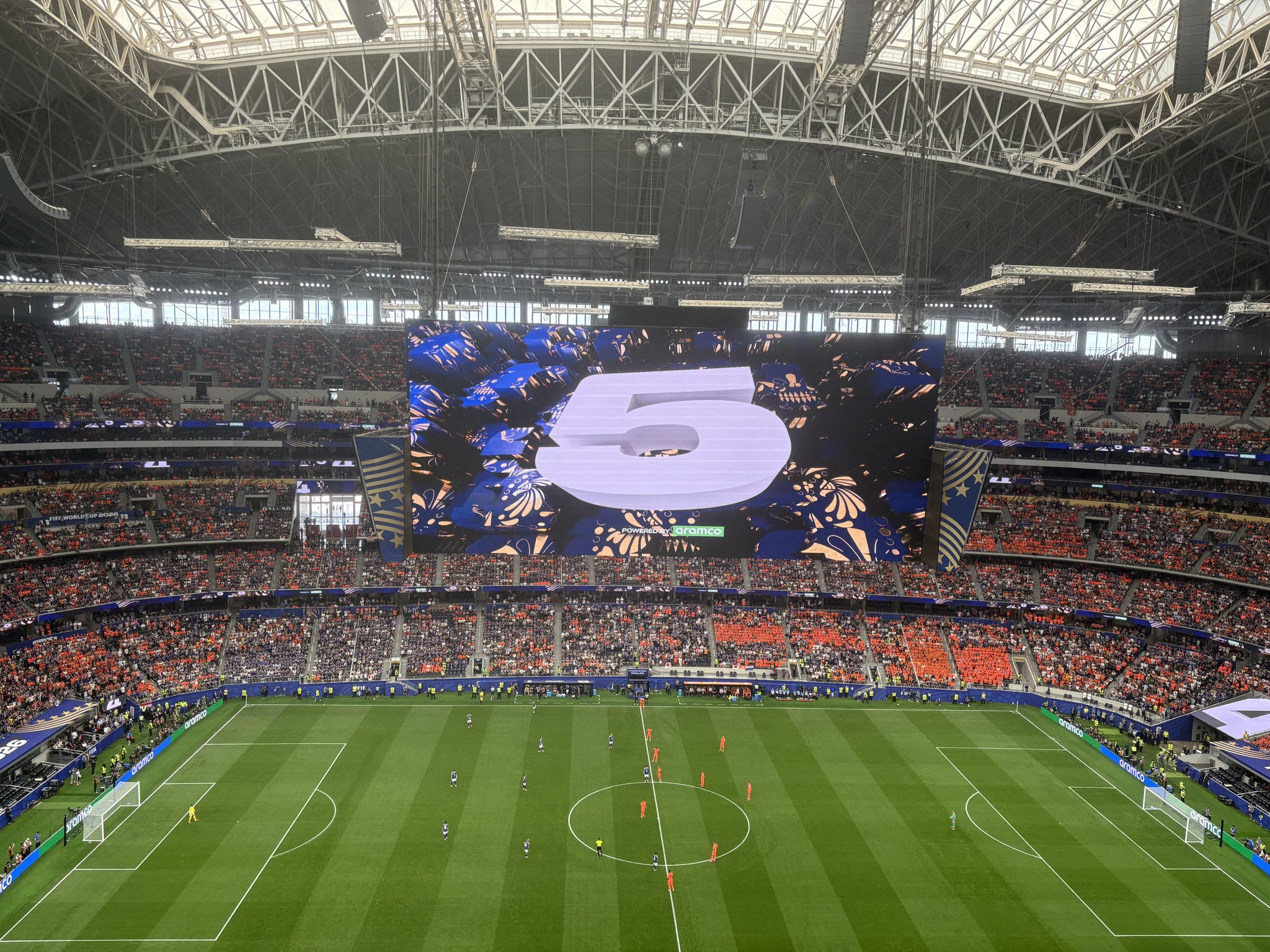 Real Fan View taken from Section 413 at AT&T Stadium by Jenny S