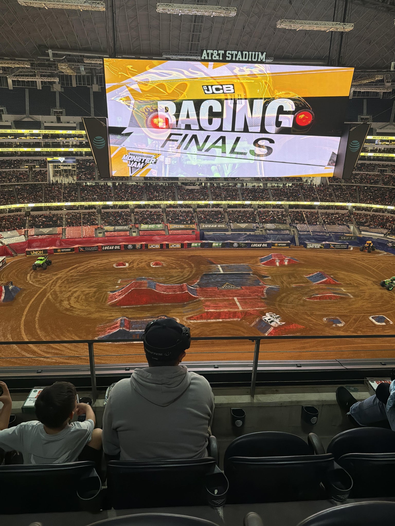 Real Fan View taken from Section 413 at AT&T Stadium by Omayra C