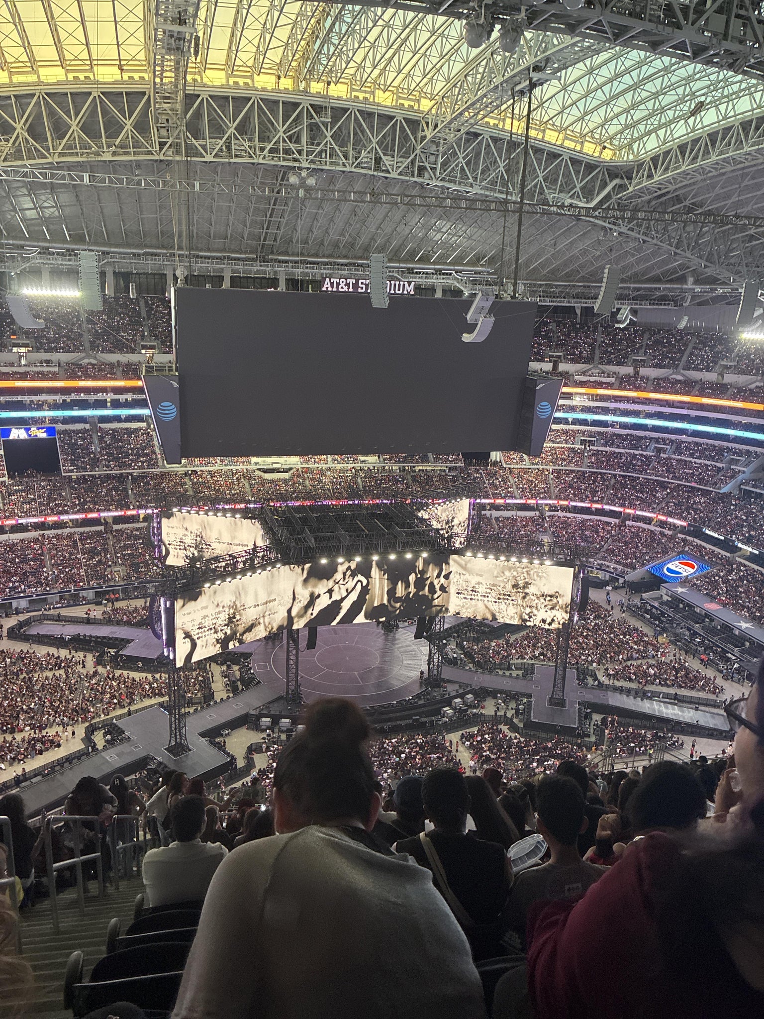 Real Fan View taken from Section 414 at AT&T Stadium by Sara V