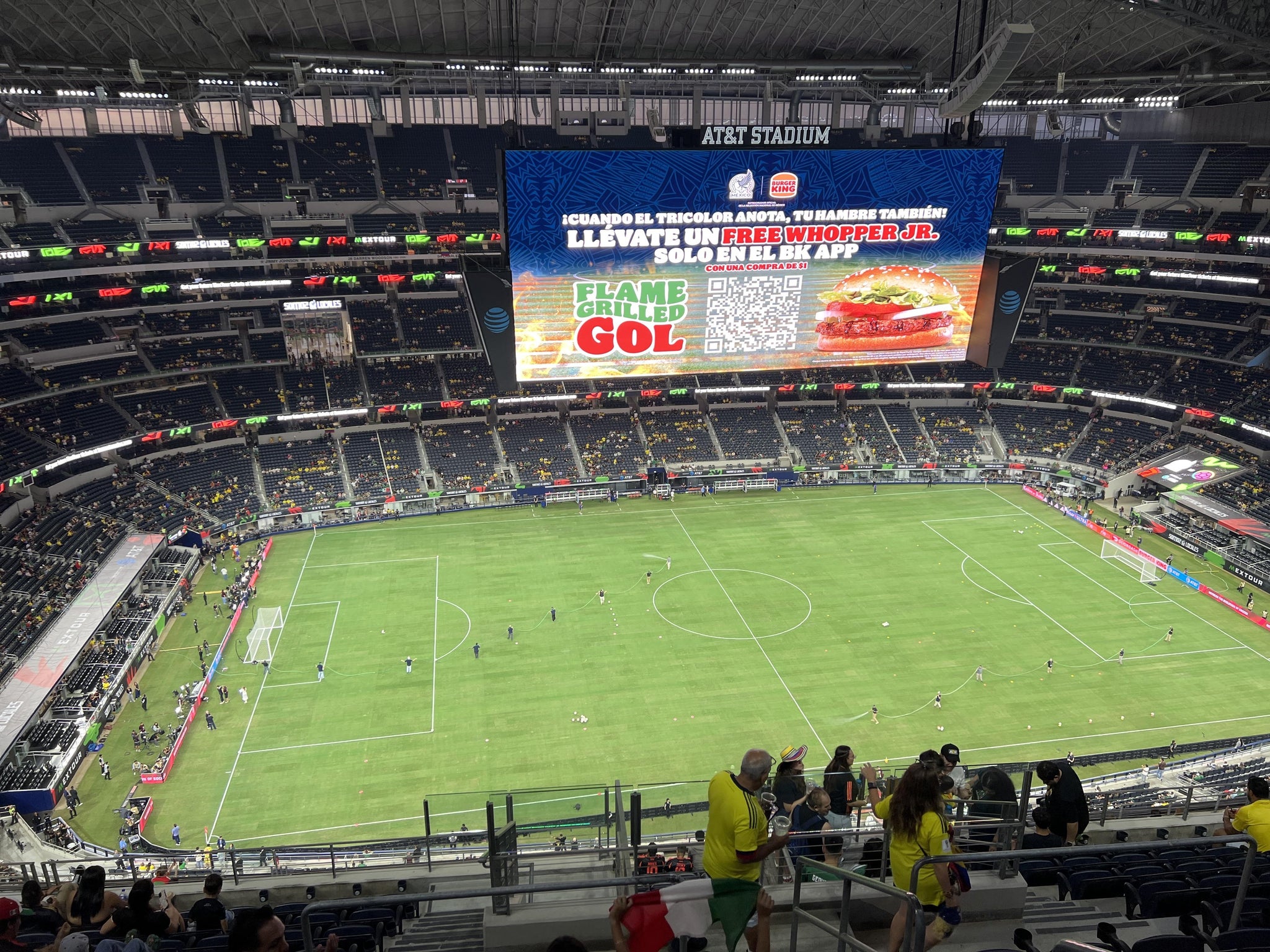 Real Fan View taken from Section 415 at AT&T Stadium by Ricardo R