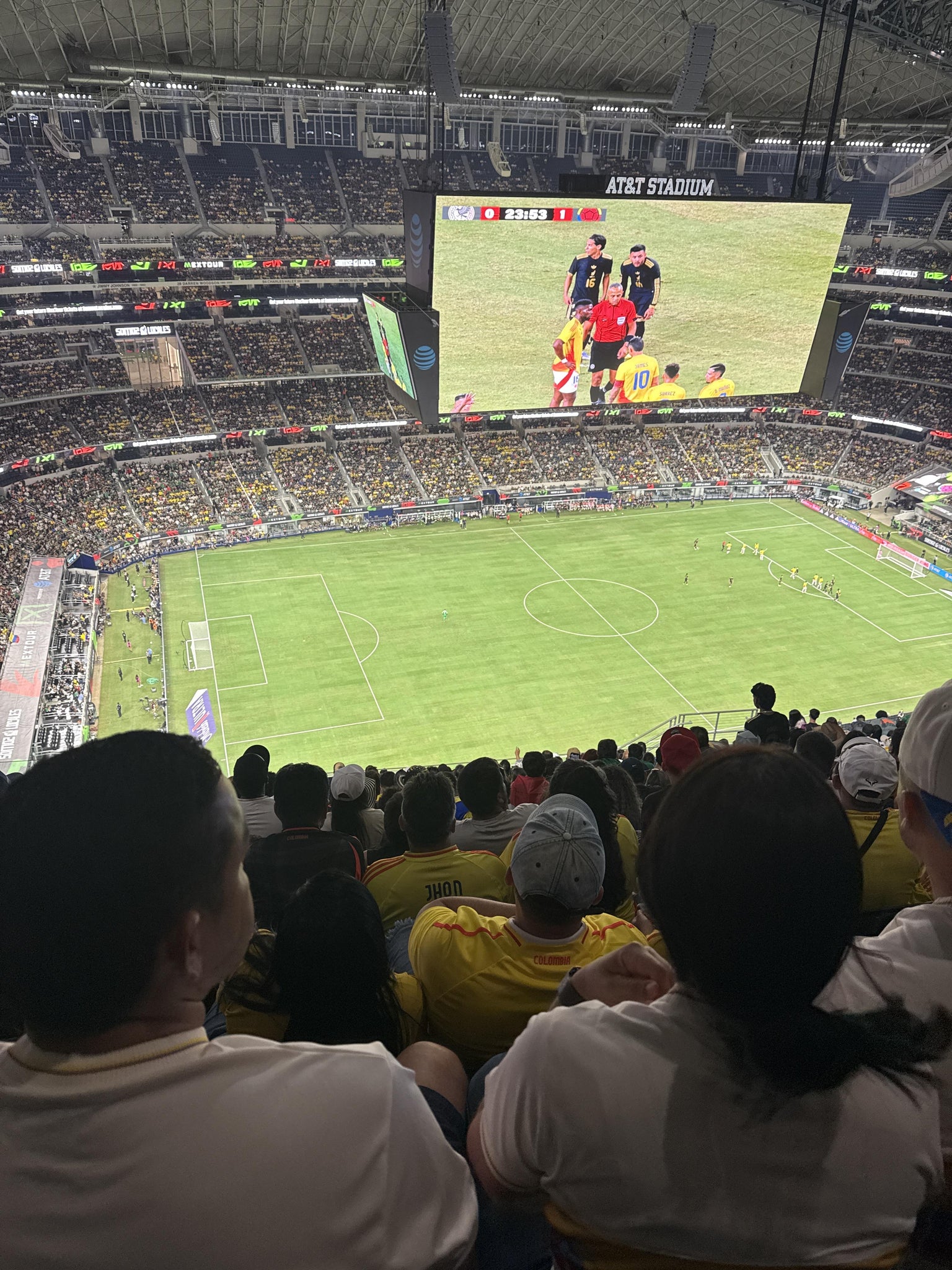 Real Fan View taken from Section 416 at AT&T Stadium by Candy S