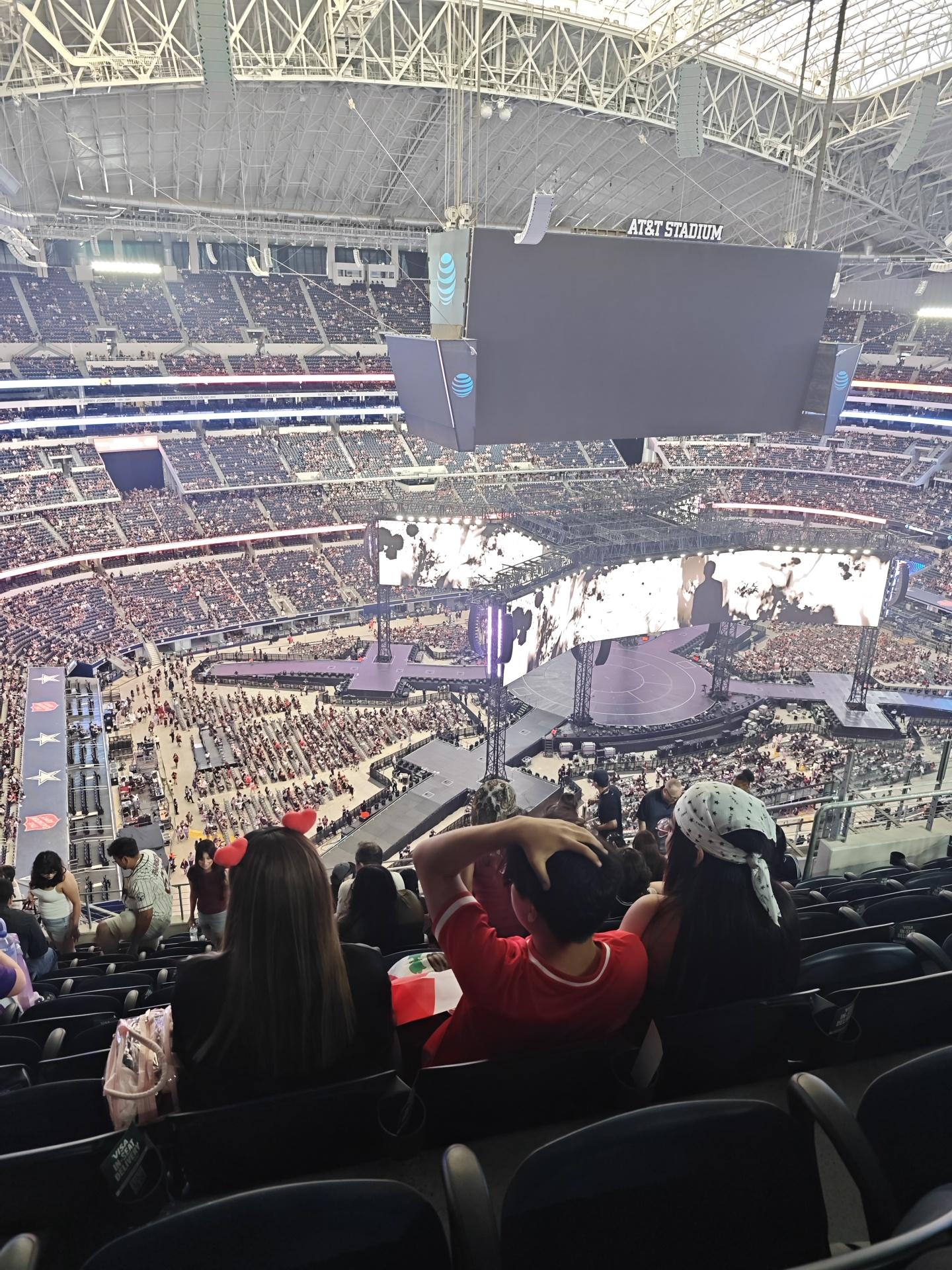 Real Fan View taken from Section 417 at AT&T Stadium by Anonymous User