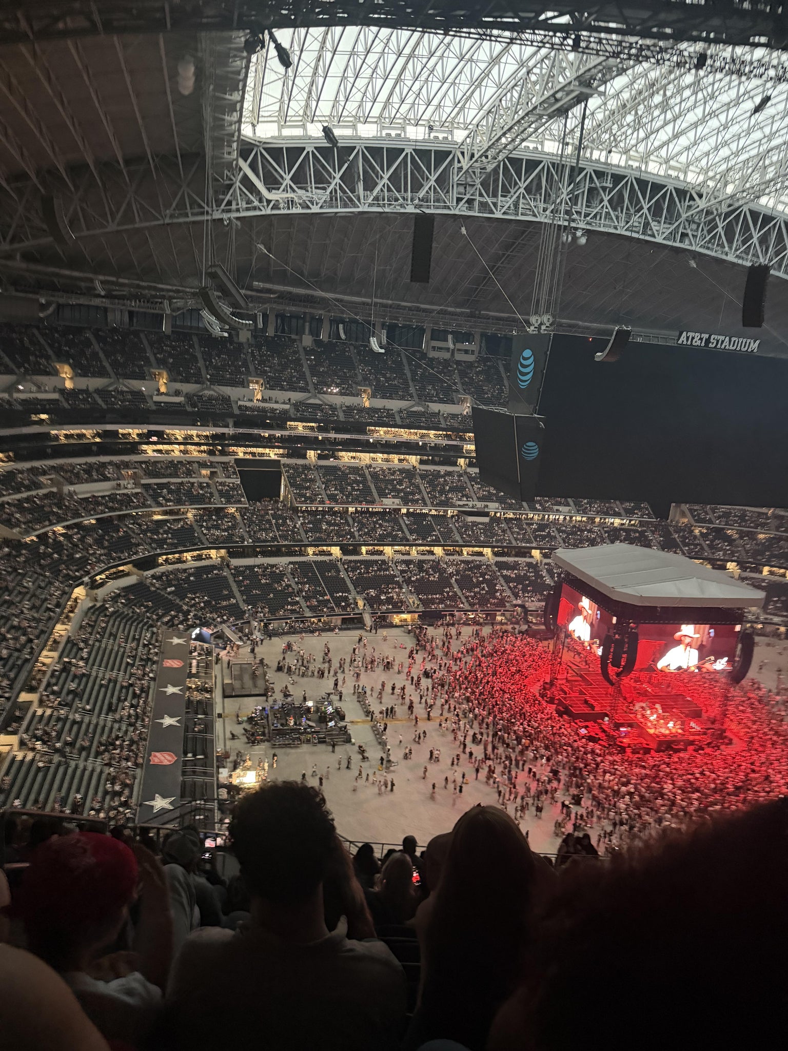 Real Fan View taken from Section 417 at AT&T Stadium by Travis K