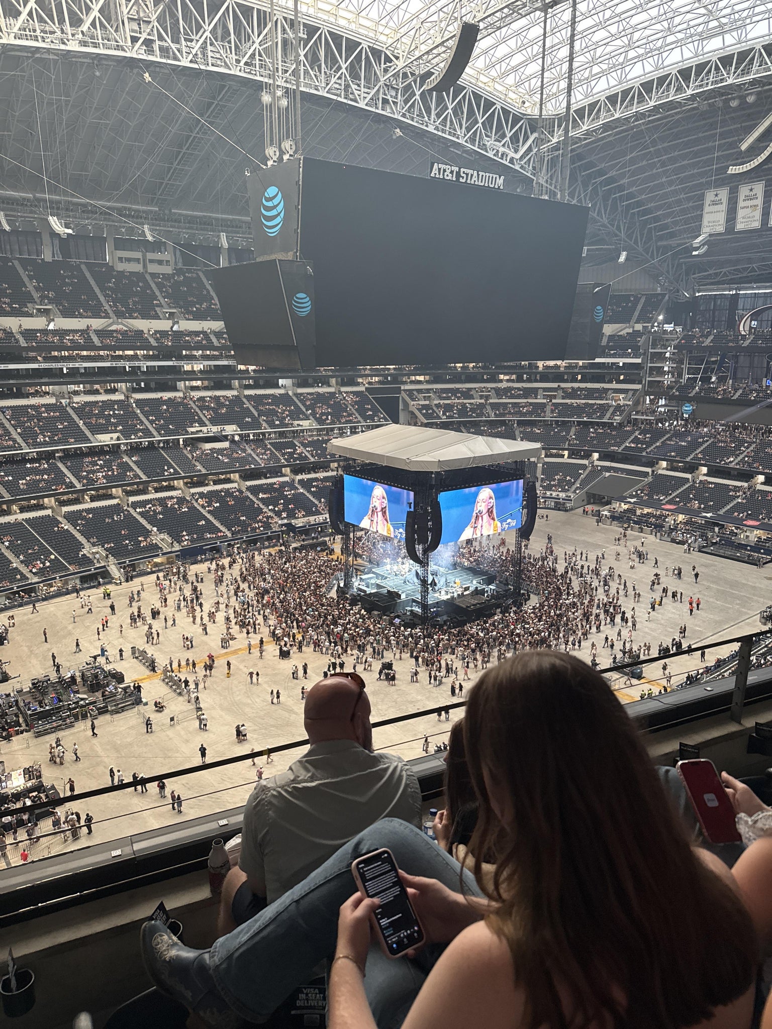 Real Fan View taken from Section 417 at AT&T Stadium by Karmyn M