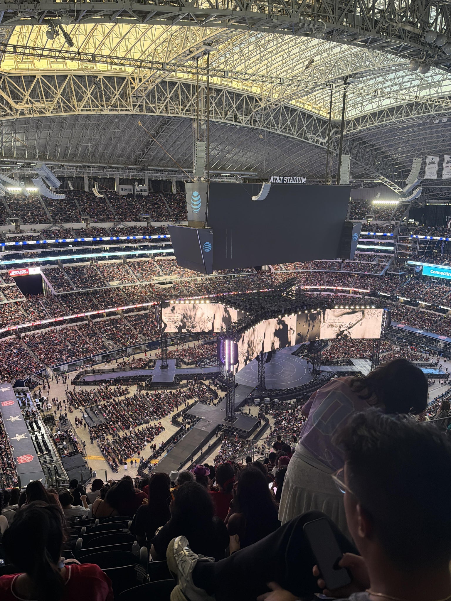 Real Fan View taken from Section 418 at AT&T Stadium by Khyme D