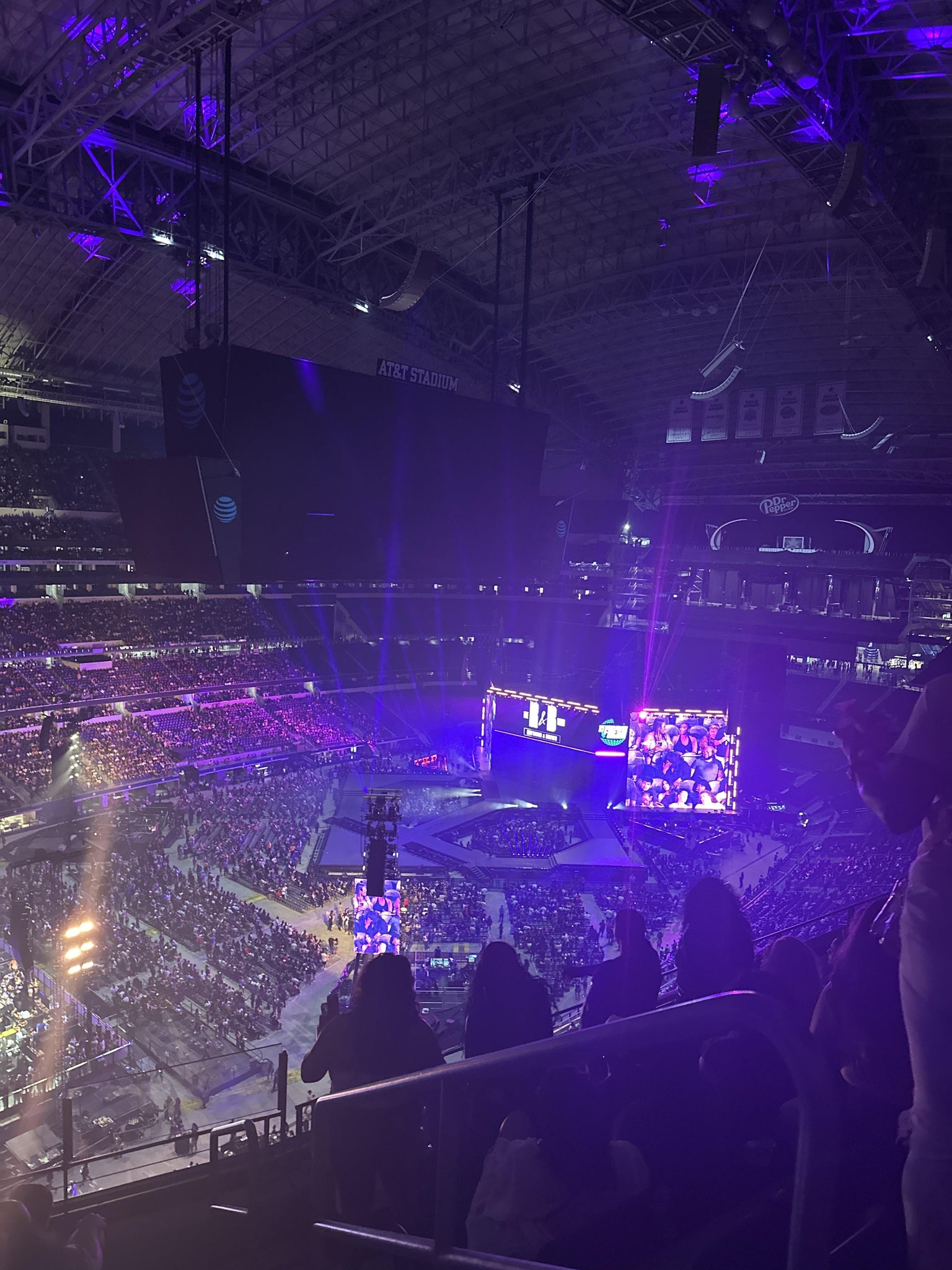 Real Fan View taken from Section 418 at AT&T Stadium by Aleah C