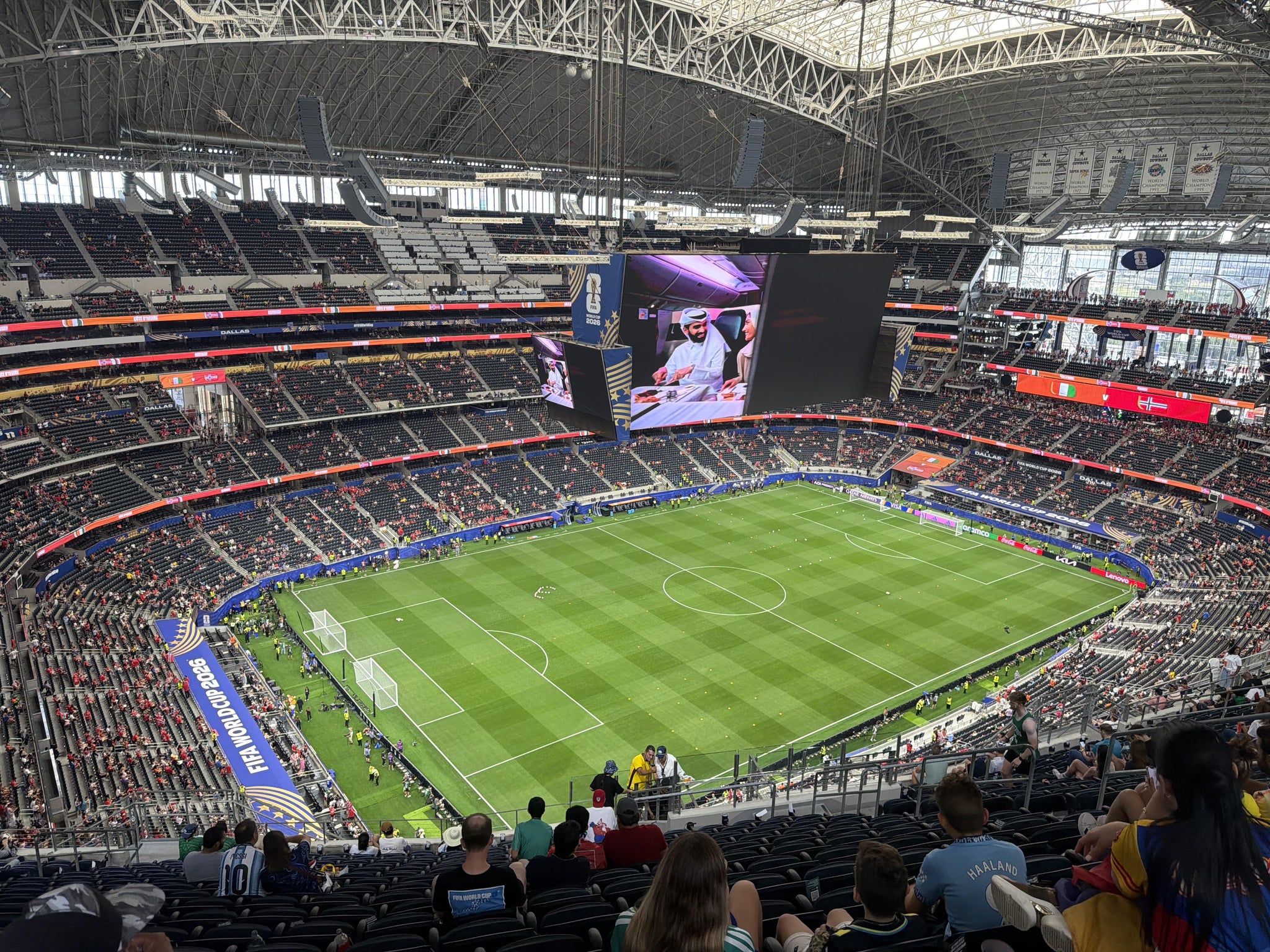 Real Fan View taken from Section 419 at AT&T Stadium by Erin M