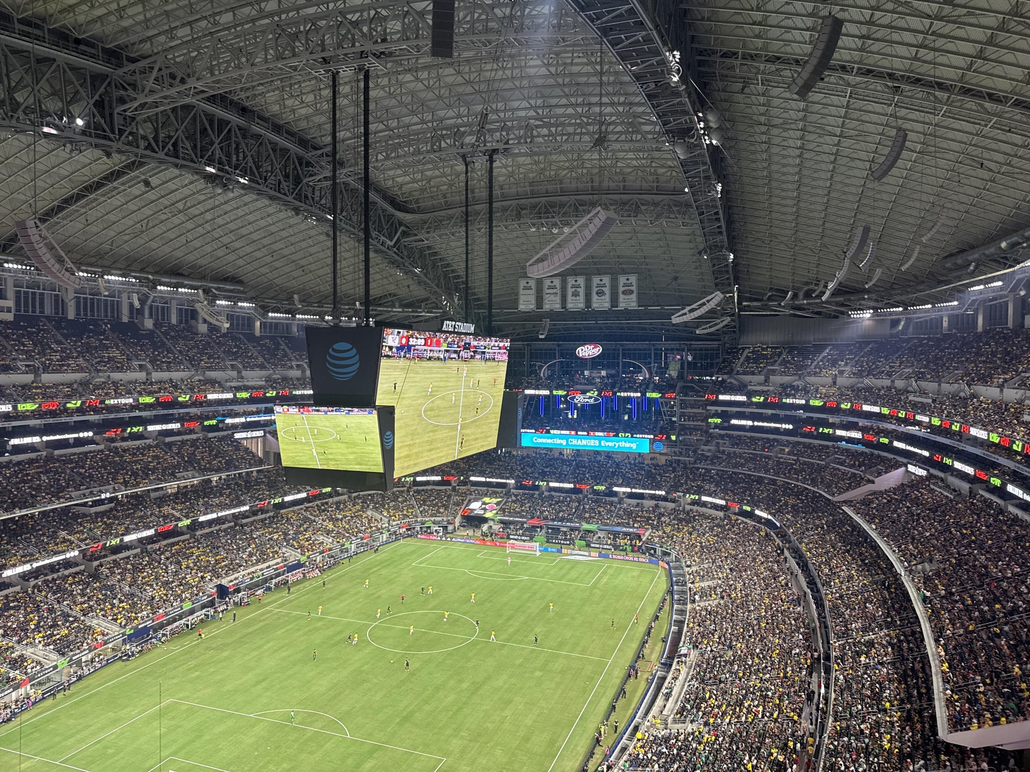 Real Fan View taken from Section 419 at AT&T Stadium by Israel M